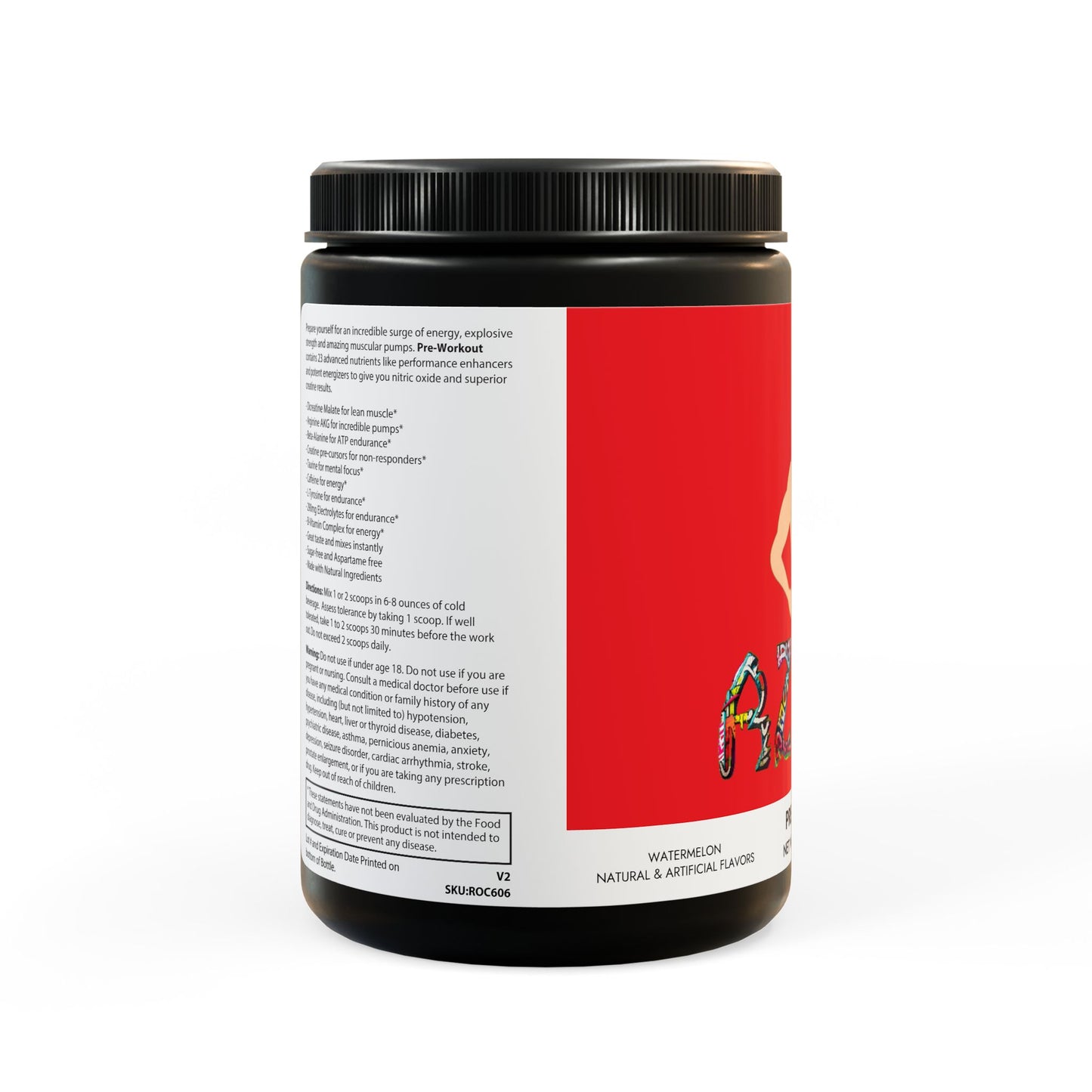 AZBOY44(Pre-Workout Supplement, Watermelon)(300g, 10.58oz)