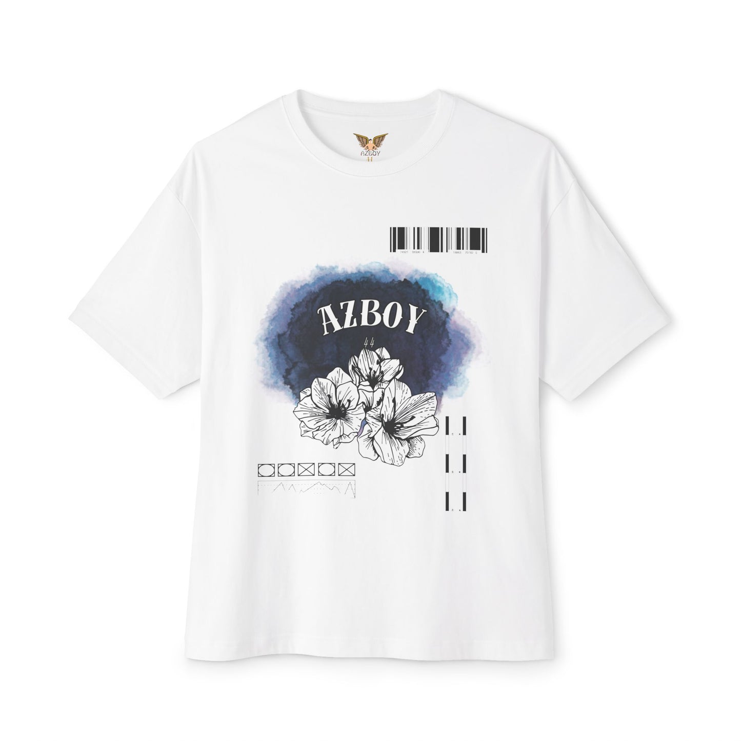 Botanical Floral Graphic Oversized Tee