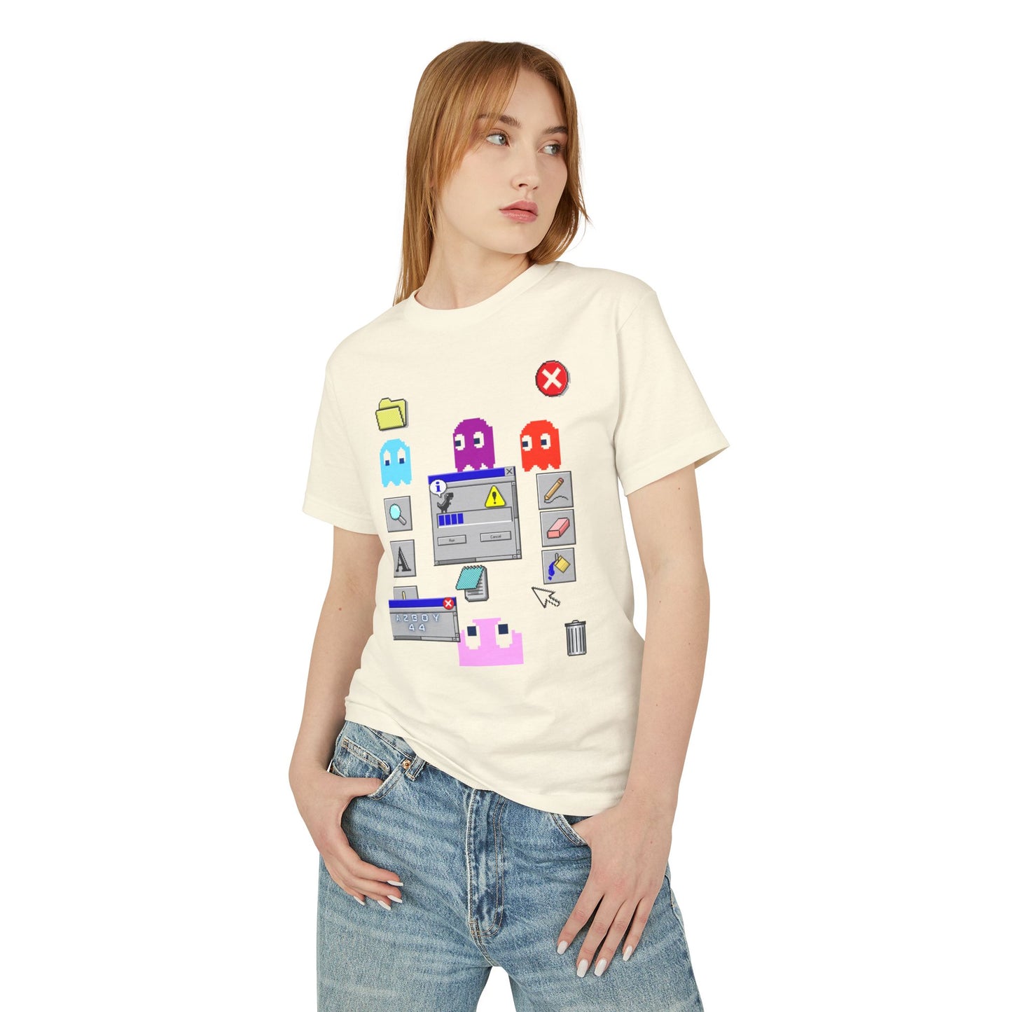 Retro Video Game Tee — Classic Gamer Heavyweight Cotton T-Shirt