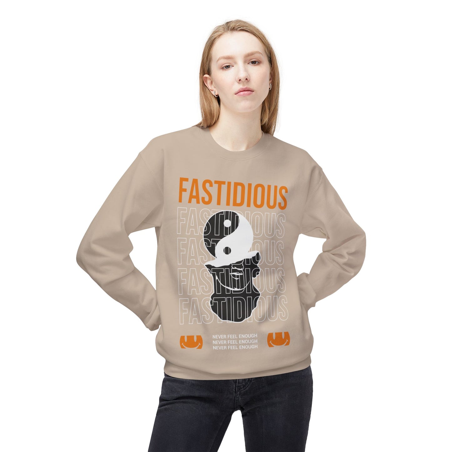 Fastidious Crewneck Sweatshirt — Stylish Unisex Midweight Fleece