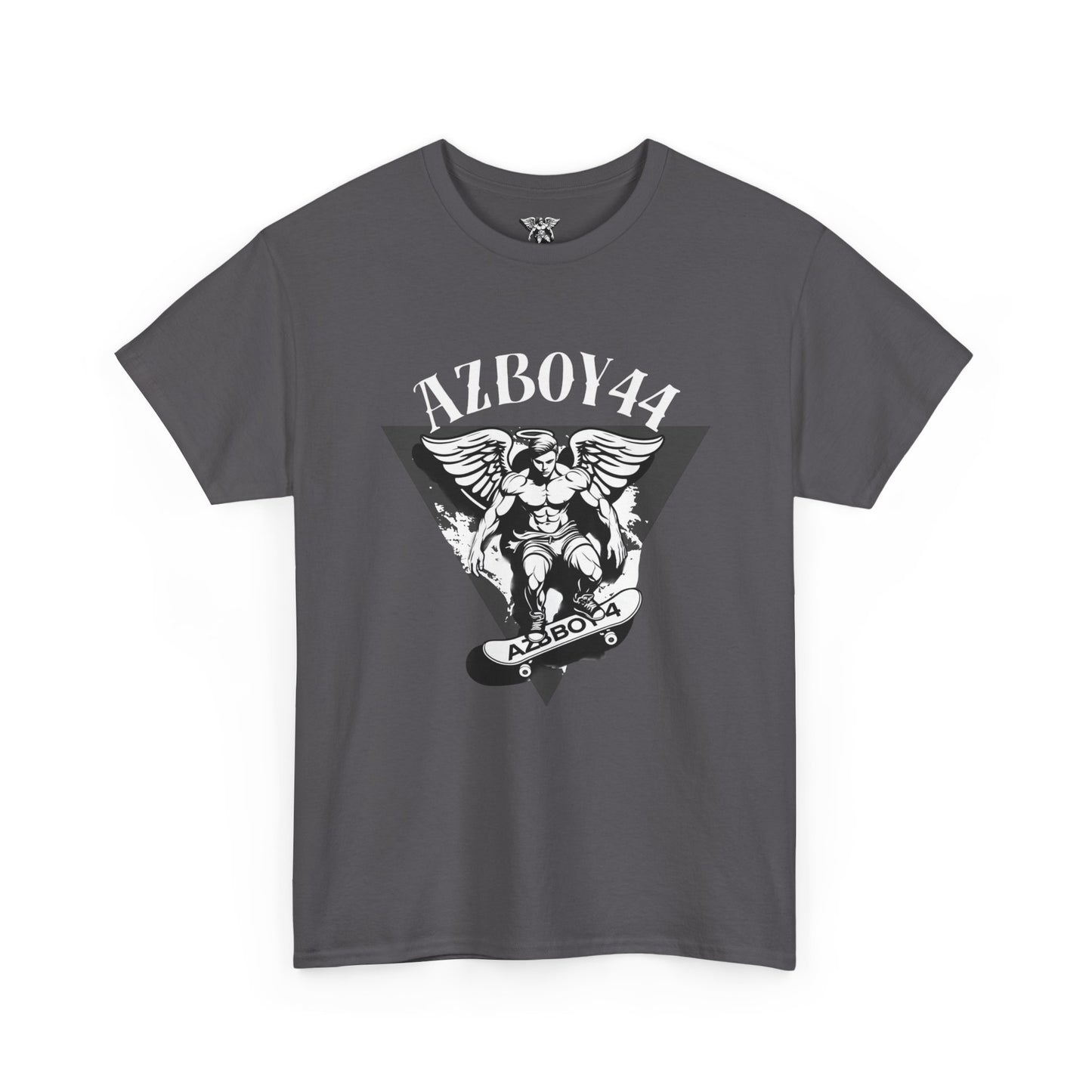 Angel Skateboard Graphic Tee — AZBOY44 Vintage Skate Shirt