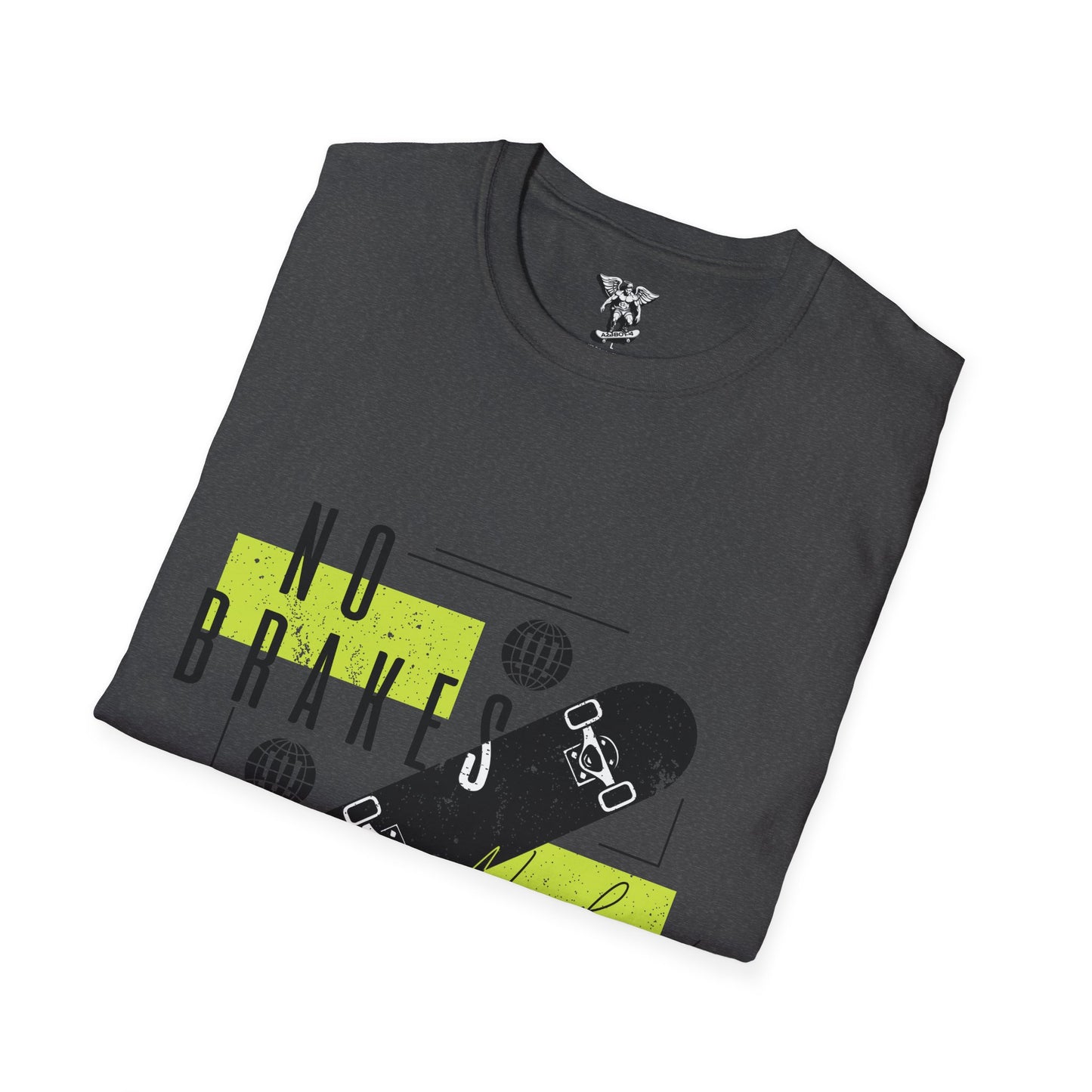 No Brakes Skateboarding T-Shirt