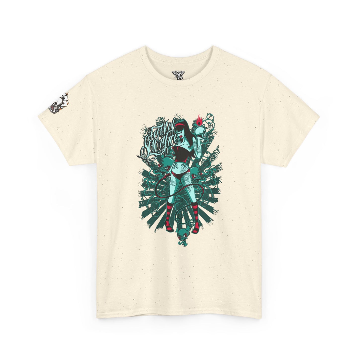 Gothic Graphic Tee, Comfortable Streetwear, Edgy Casual Wear, Perfect for Concerts, Unisex Fashion