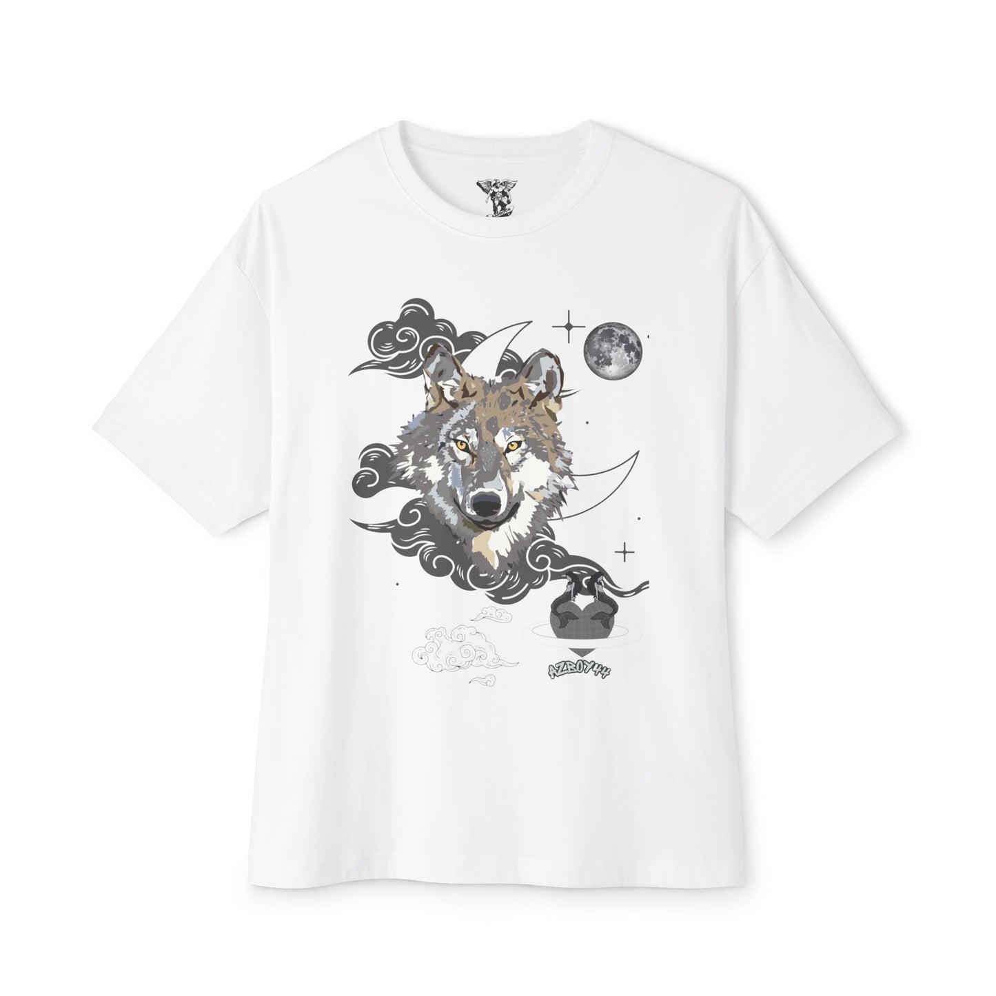 Wolf Moon Tee — Celestial Wolf Graphic Shirt