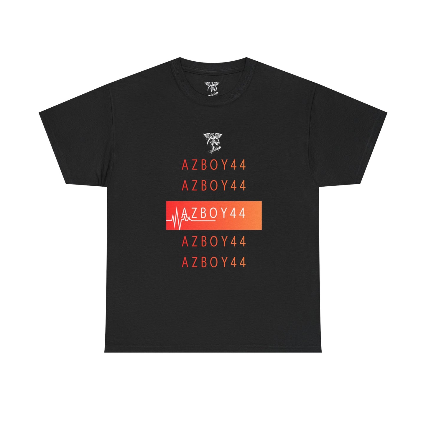 AZBOY44 Graphic Tee — Red Logo T-Shirt