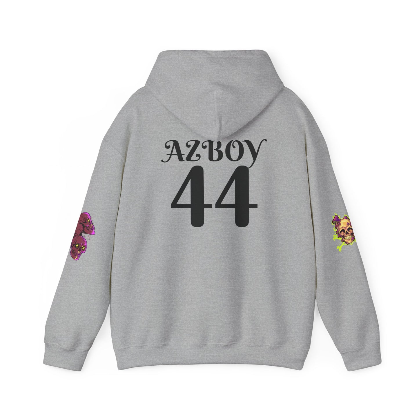 Floral Unisex Hooded Sweatshirt - Artistic Streetwear Gift for Him/Her