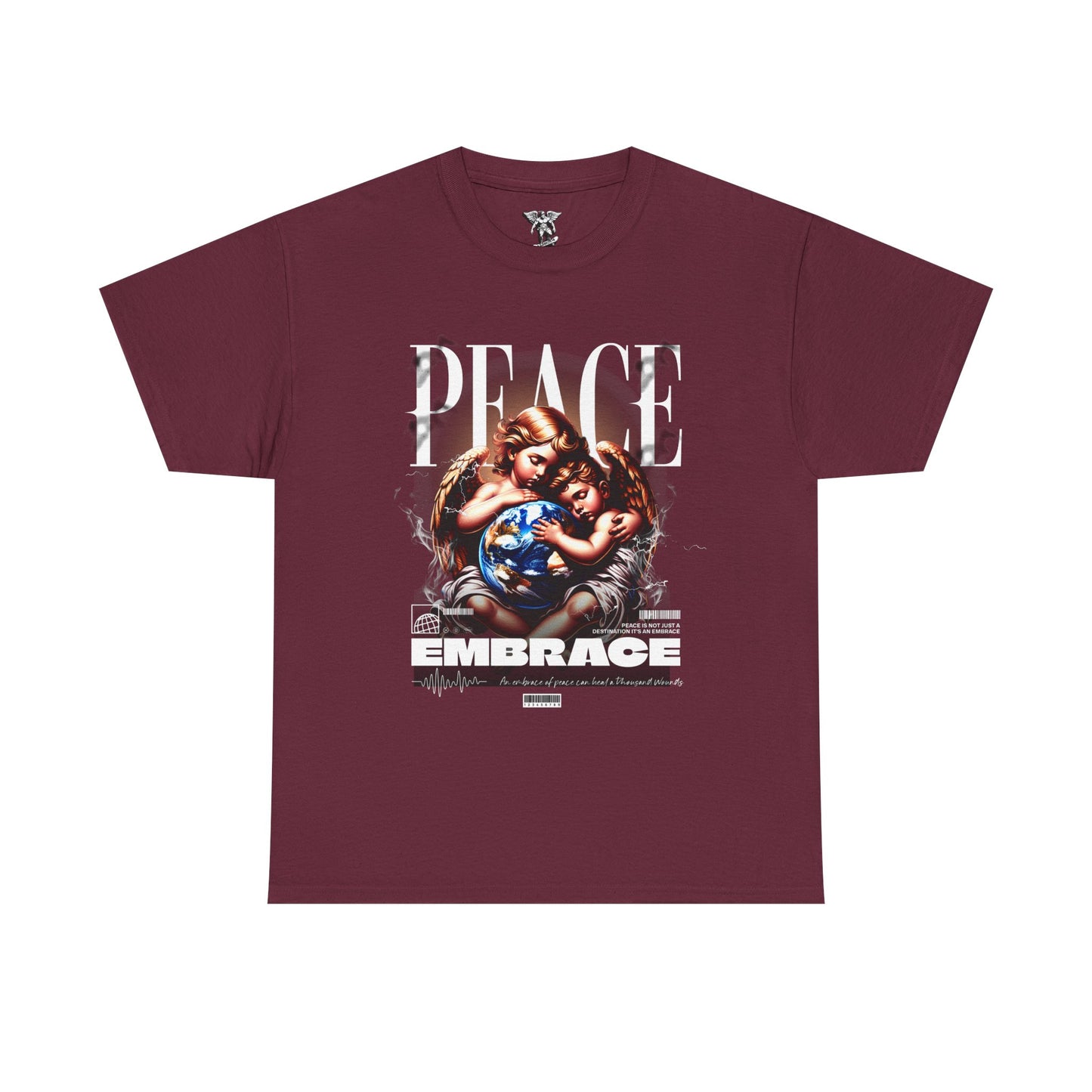 Peace Embrace Graphic T-Shirt — Peace & Love Tee