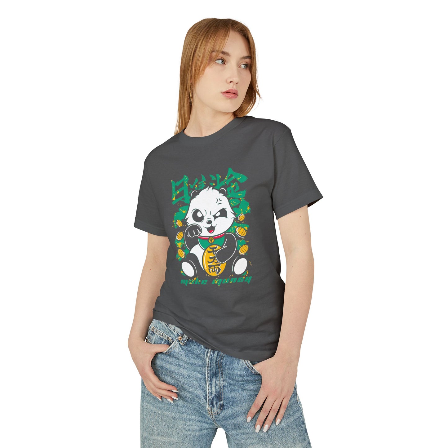 Panda Vibes Heavyweight Cotton Tee | Unisex Graphic T-Shirt for Animal Lovers, Gifts for Kids, Cute Casual Wear, Birthday Present, [...]