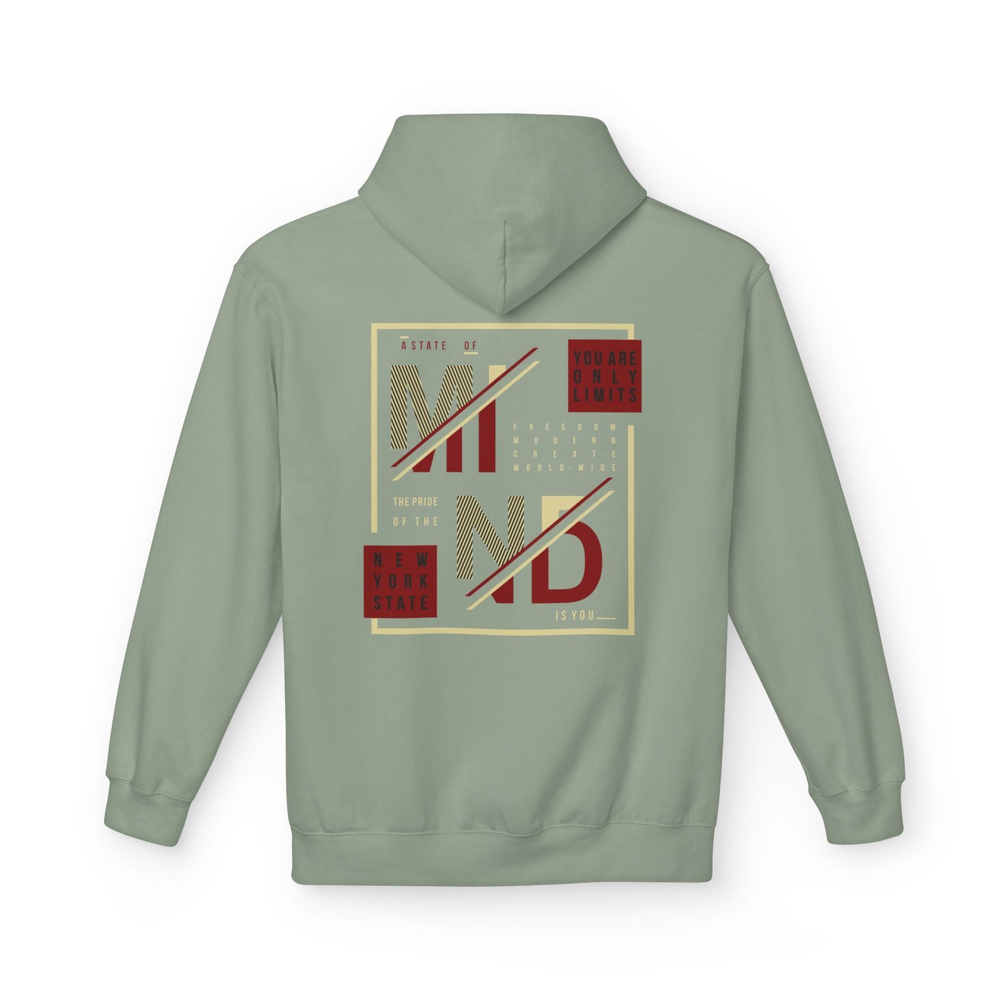 Mindset Motivational Streetwear Fleece Hoodie