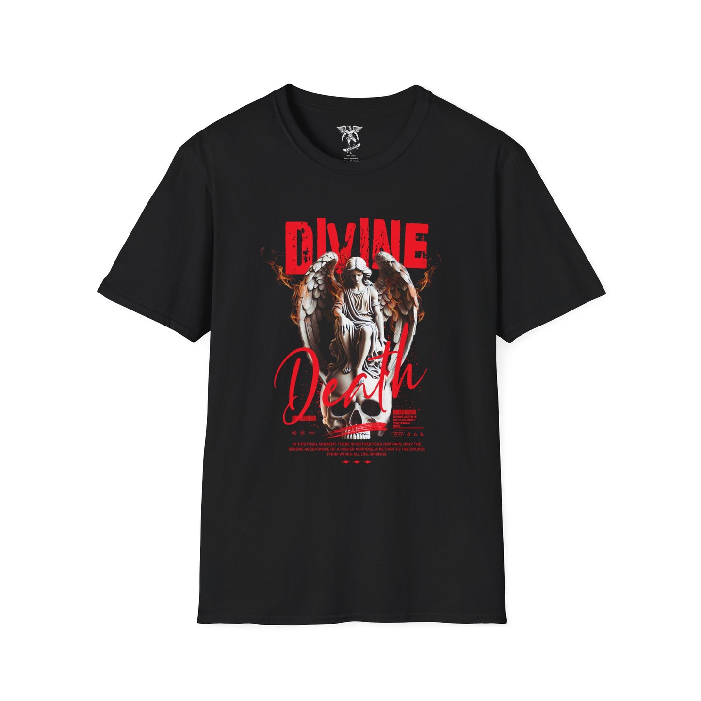 Divine Death Angel Gothic Wings T-Shirt