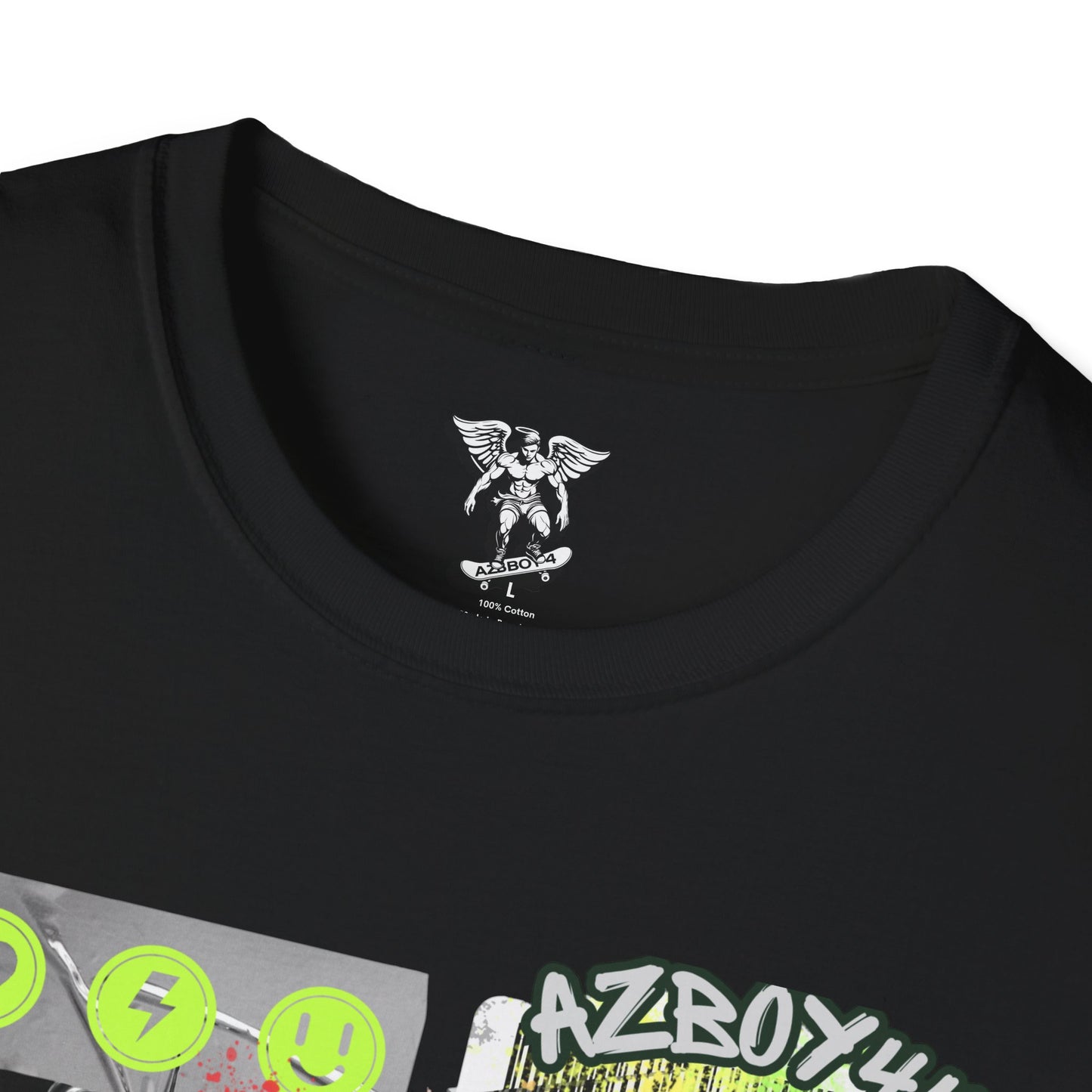 Neon Grunge Heart T-Shirt