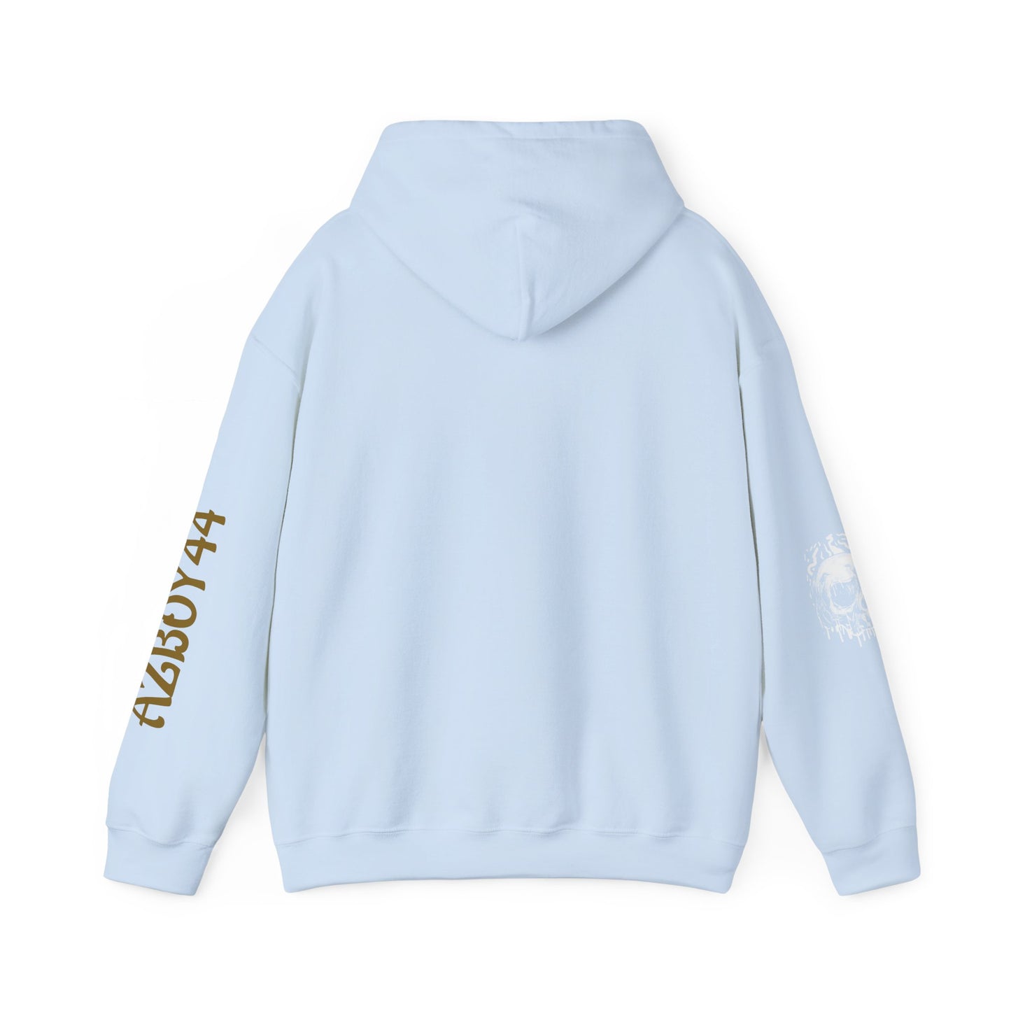 Edgy KING Skull Hoodie - Unisex Heavy Blend Sweatshirt for Statement Style, Streetwear, Festival Fashion