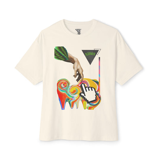 AZBOY44 artwork Oversized Boxy Tee