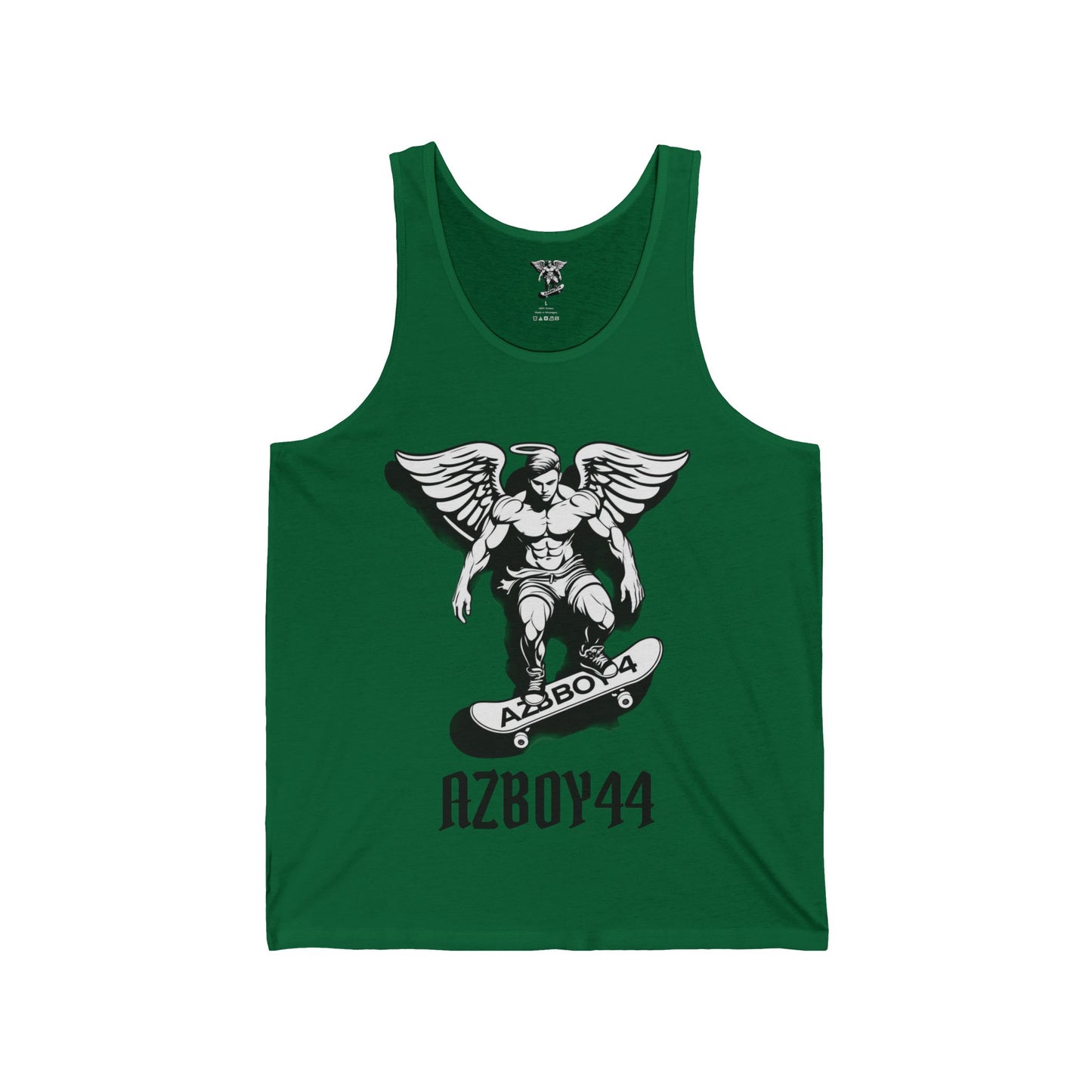 AZBOY44 Skateboarder Graphic Tank