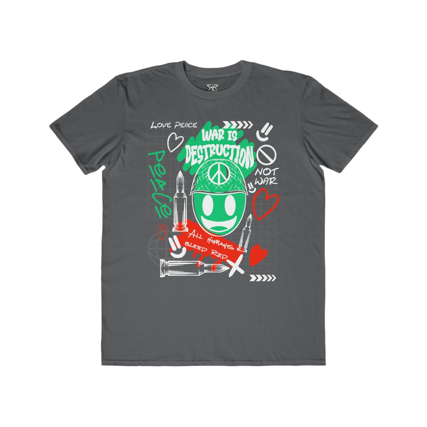 Peace & Love Men's Graphic Tee — Summer Casual Fashion