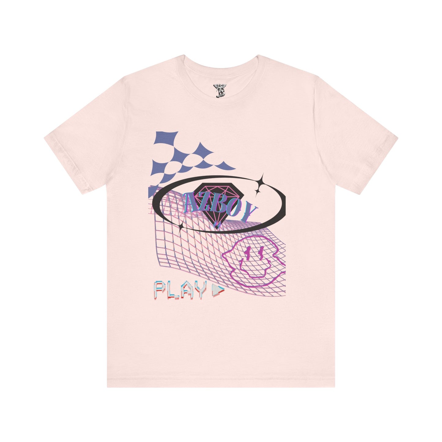 Retro 'AZBOY' Graphic Tee — Vintage-Inspired Jersey T-Shirt