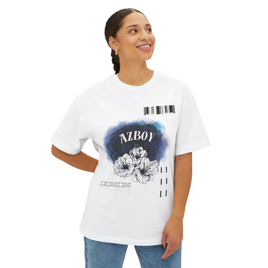 Botanical Floral Graphic Oversized Tee