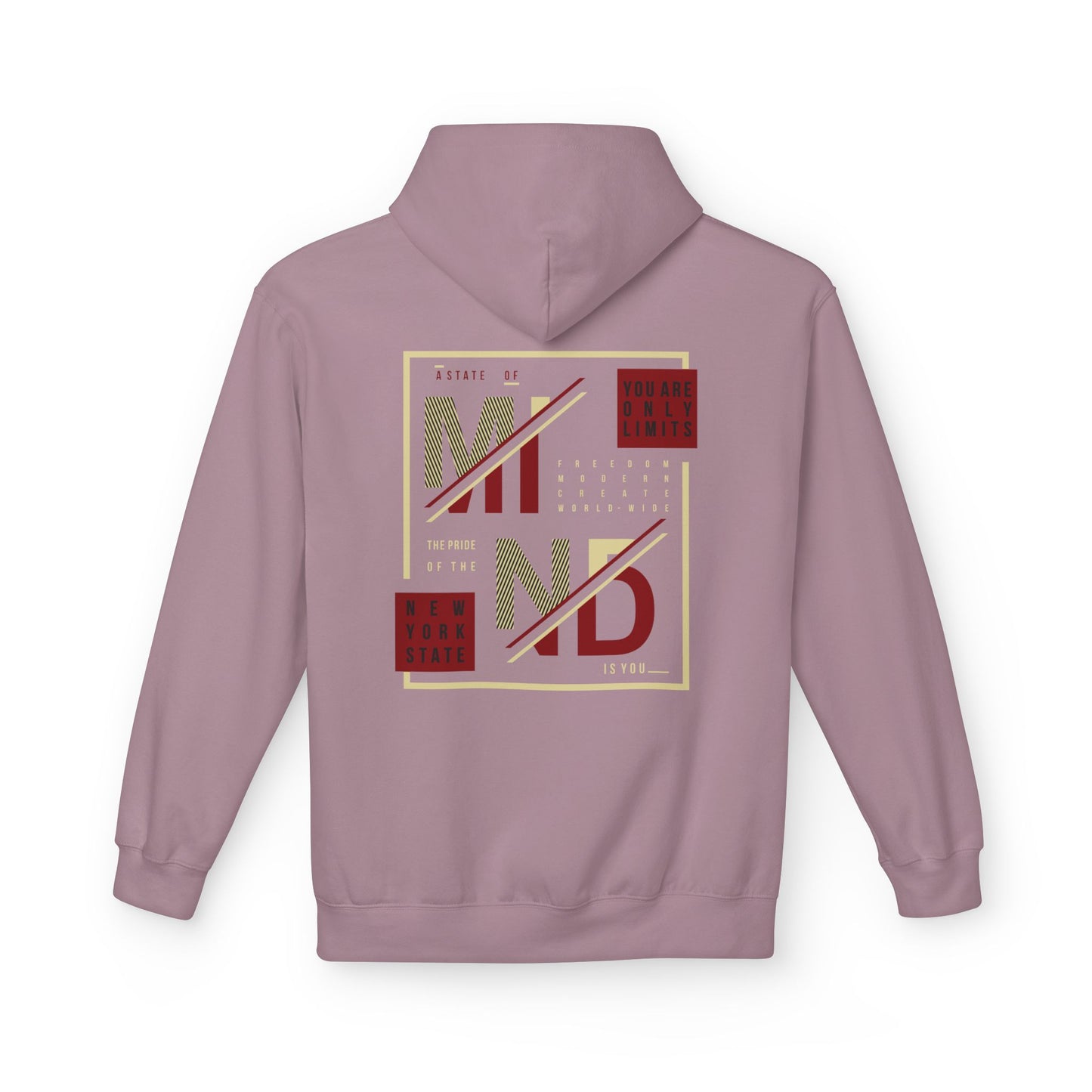 Mindset Motivational Streetwear Fleece Hoodie