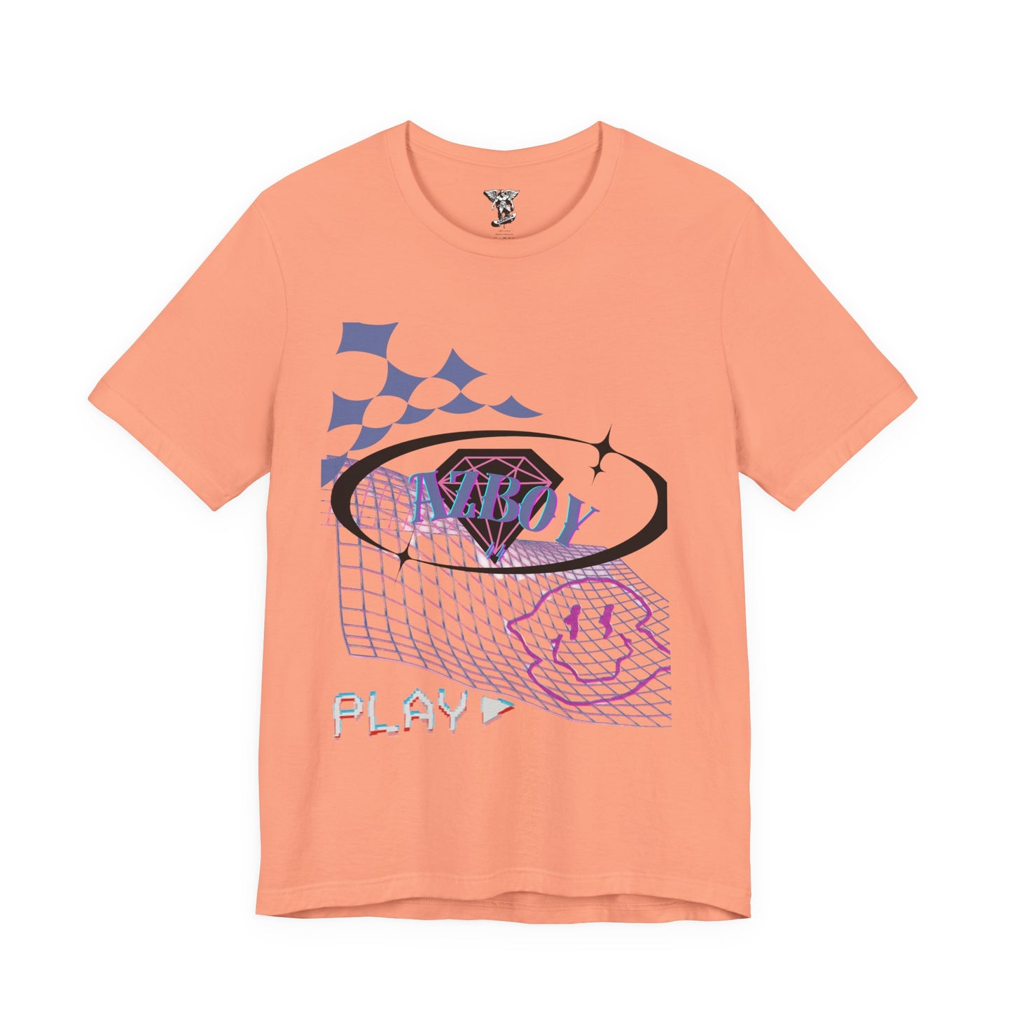 Retro 'AZBOY' Graphic Tee — Vintage-Inspired Jersey T-Shirt