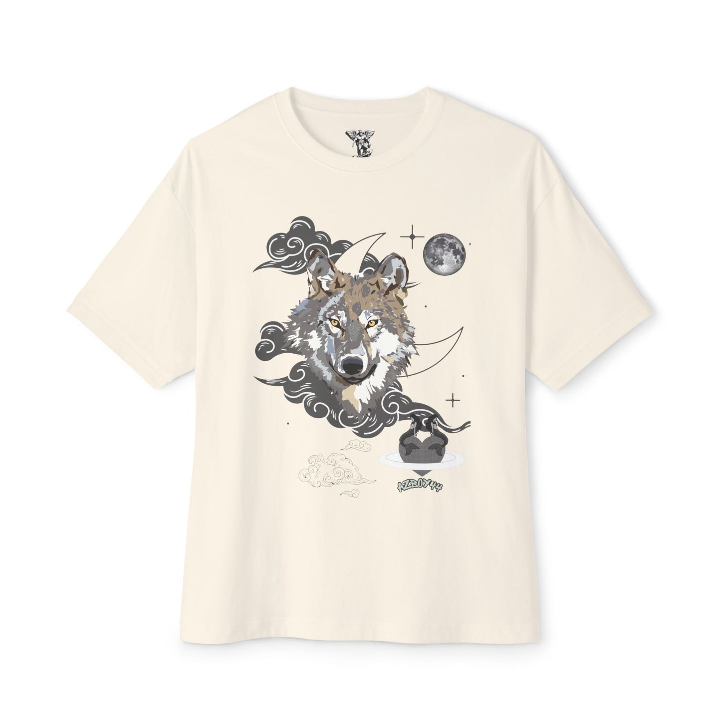Wolf Moon Tee — Celestial Wolf Graphic Shirt