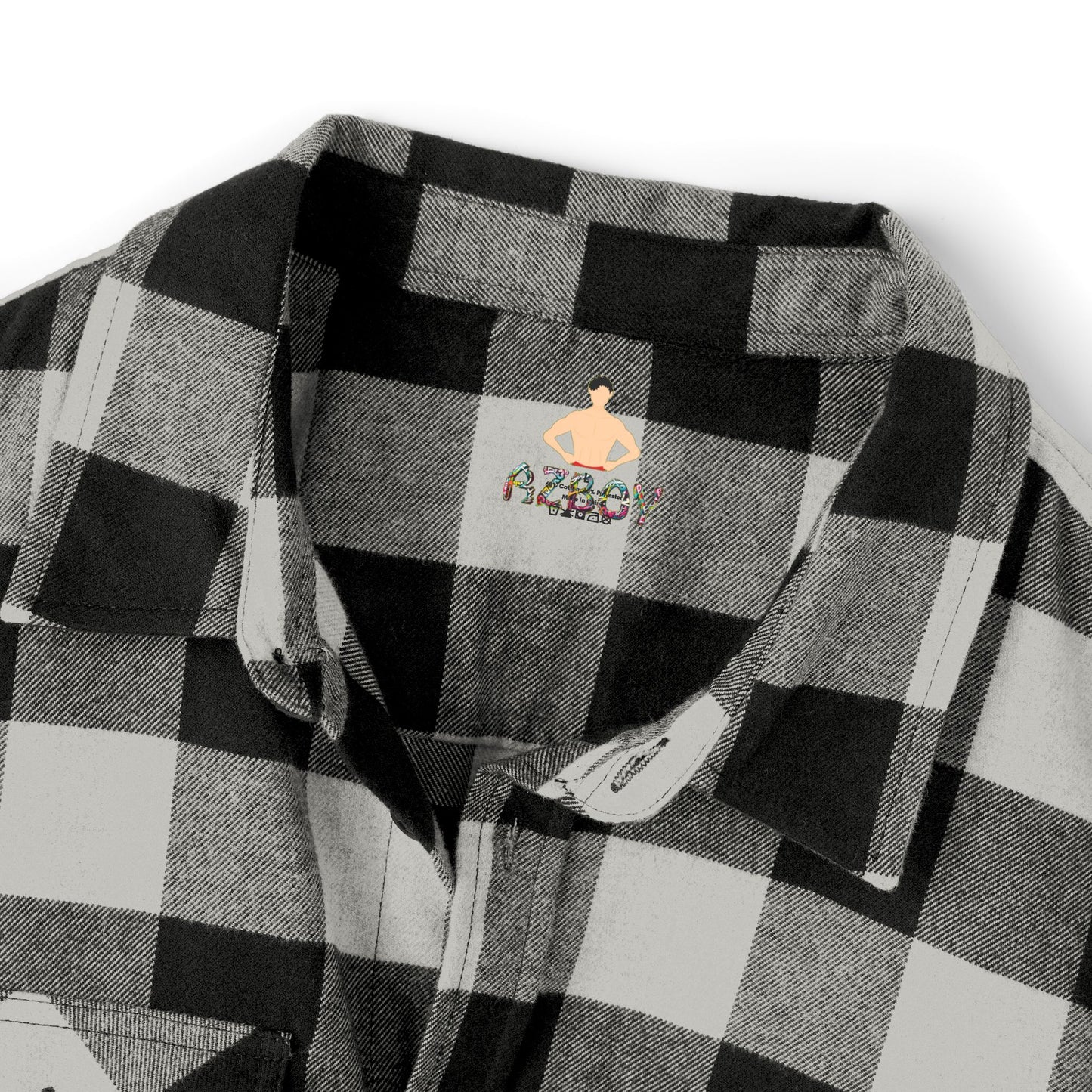 Flannel Shirt with AZBOY44 Design