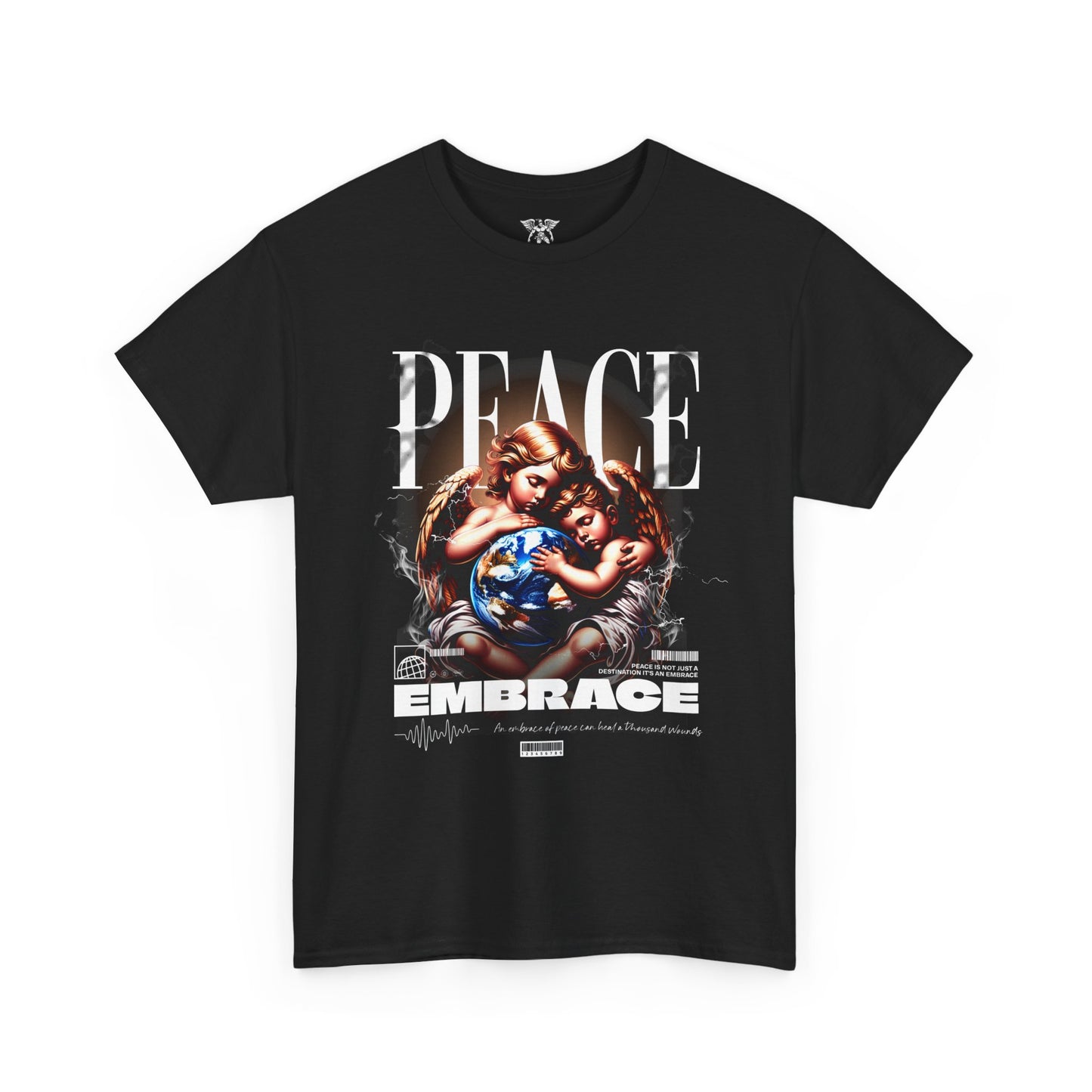 Peace Embrace Graphic T-Shirt — Peace & Love Tee