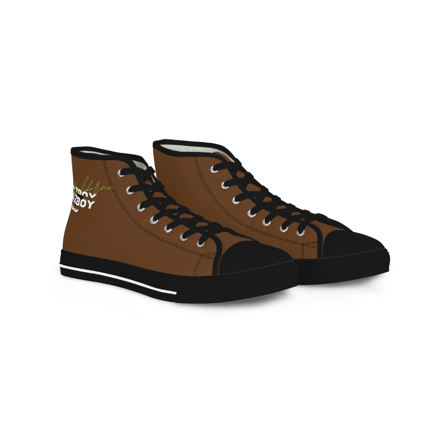 AZBOY44  brown (Men's High Top Sneakers)