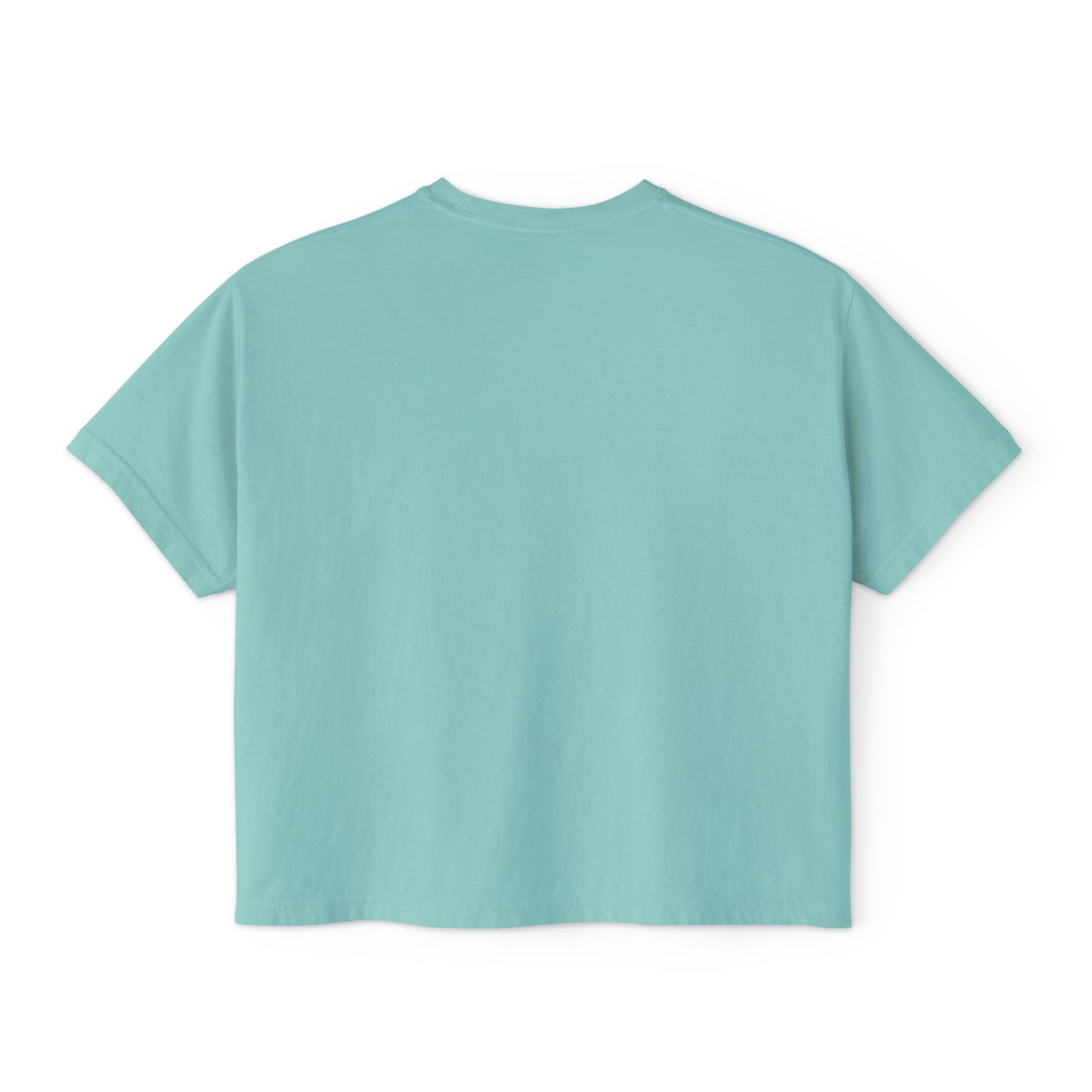 Artistic Floral Boxy Tee for Women, Casual Summer T-Shirt, Boho Top