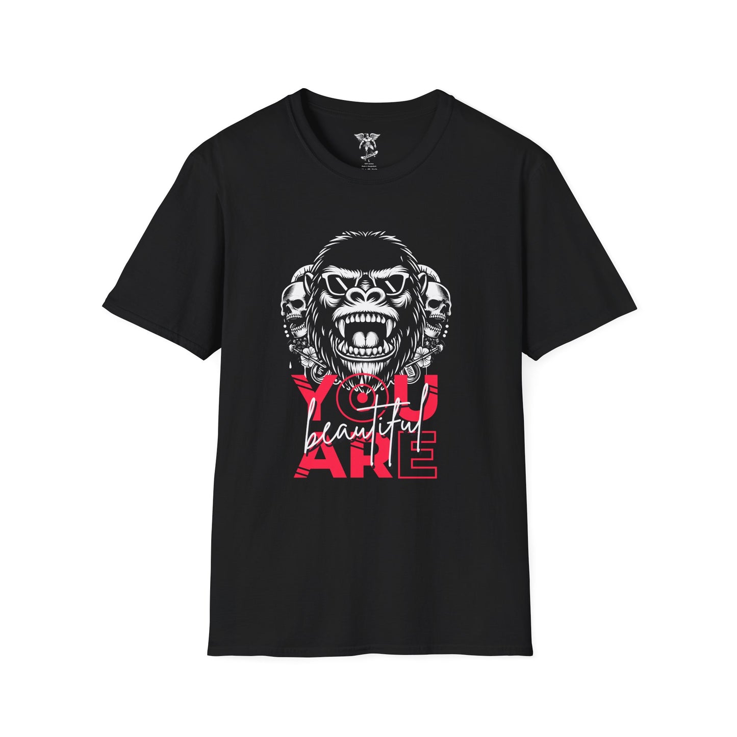 You Beautiful Are Skull Headphone Ape T-Shirt