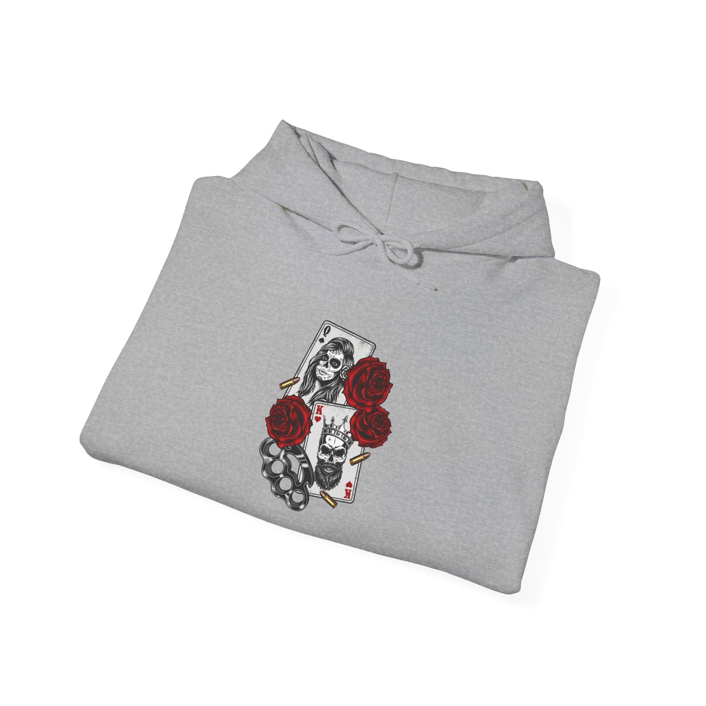 Floral Unisex Hooded Sweatshirt - Artistic Streetwear Gift for Him/Her