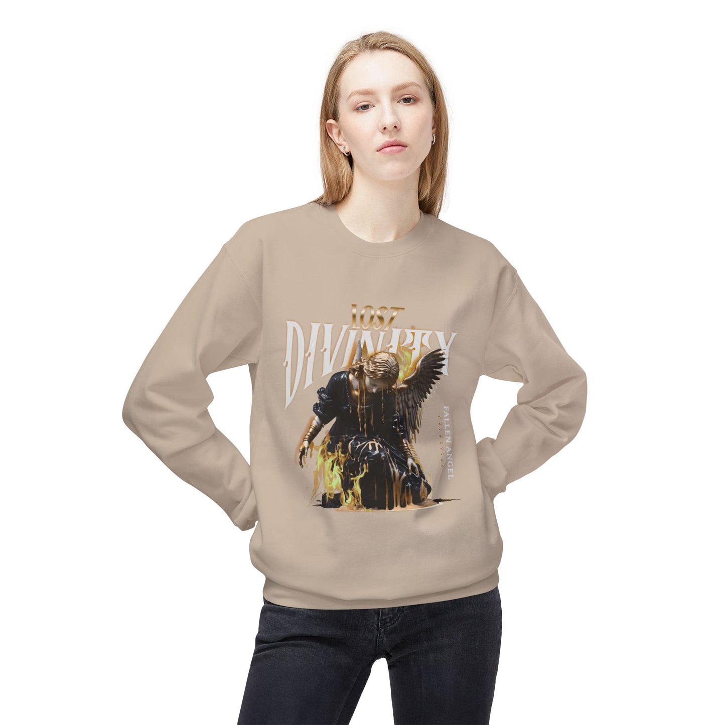 Fleece Sweatshirt - Stylish Unisex Graphic Design for Casual Outings and Cozy Evenings