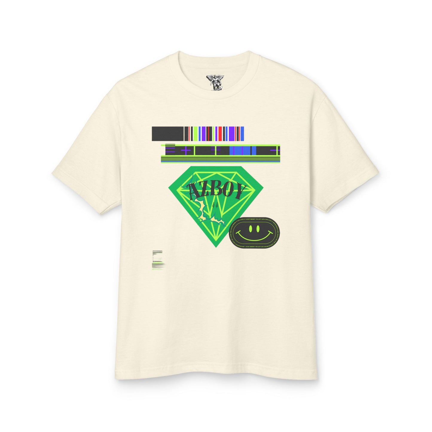 AZBOY44 Green Diamond Tee — Garment-Dyed Heavyweight Cotton
