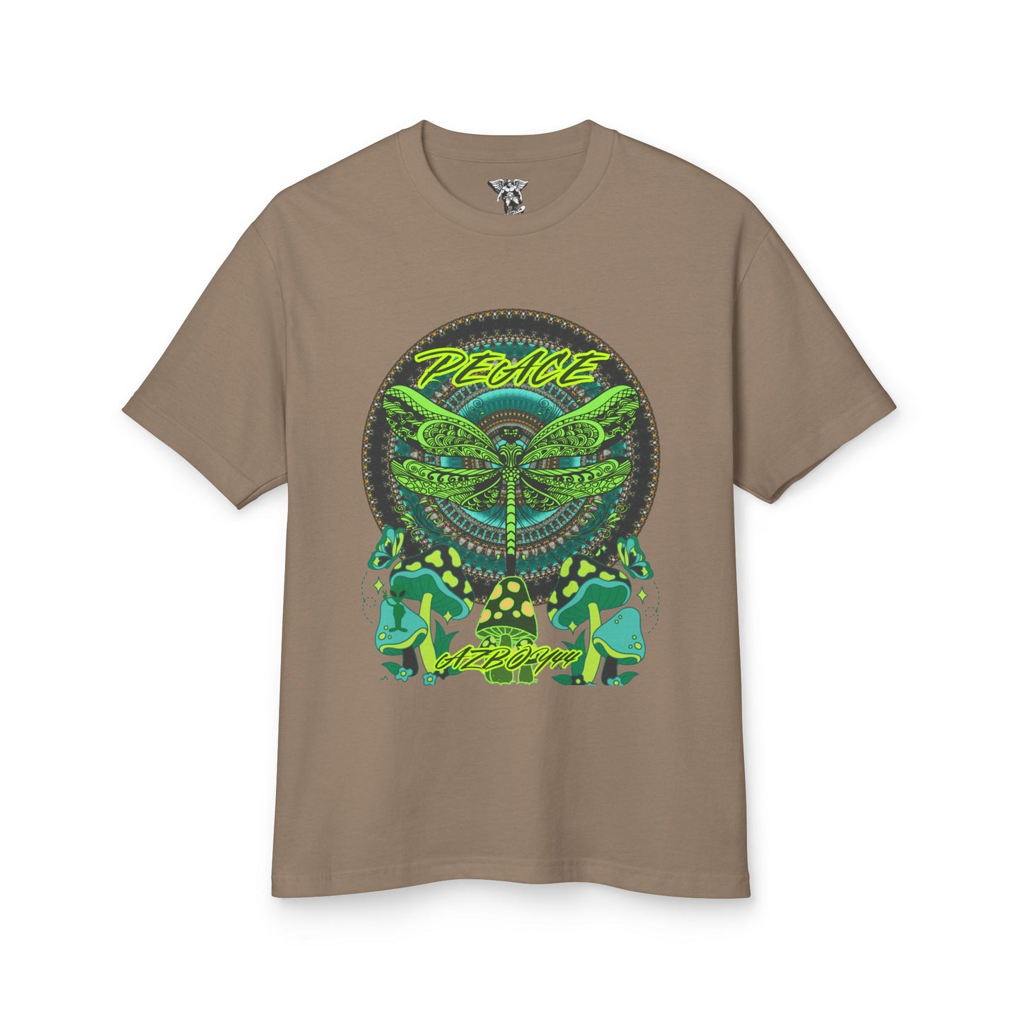 Peace Butterfly Heavyweight Tee — Eco-Friendly Graphic Tee