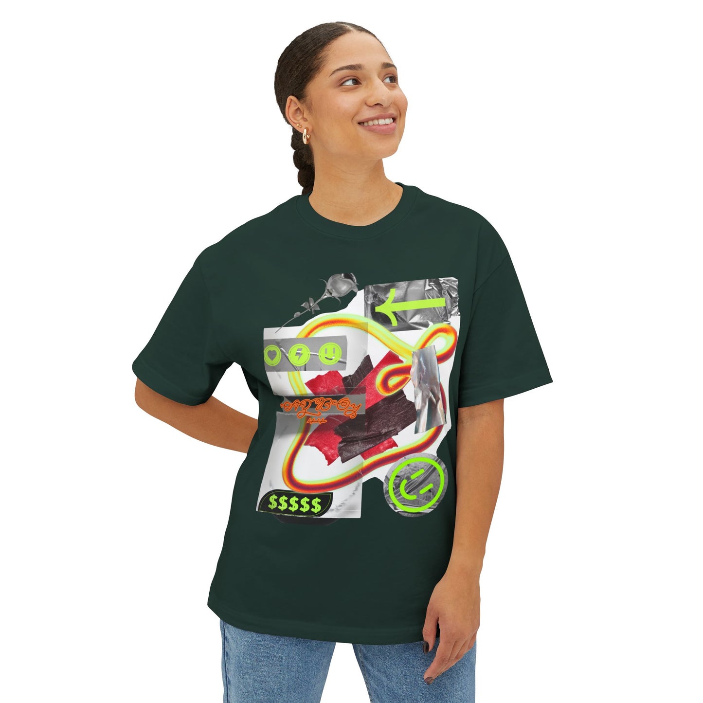 AZBOY Crazy ART Oversized Tee