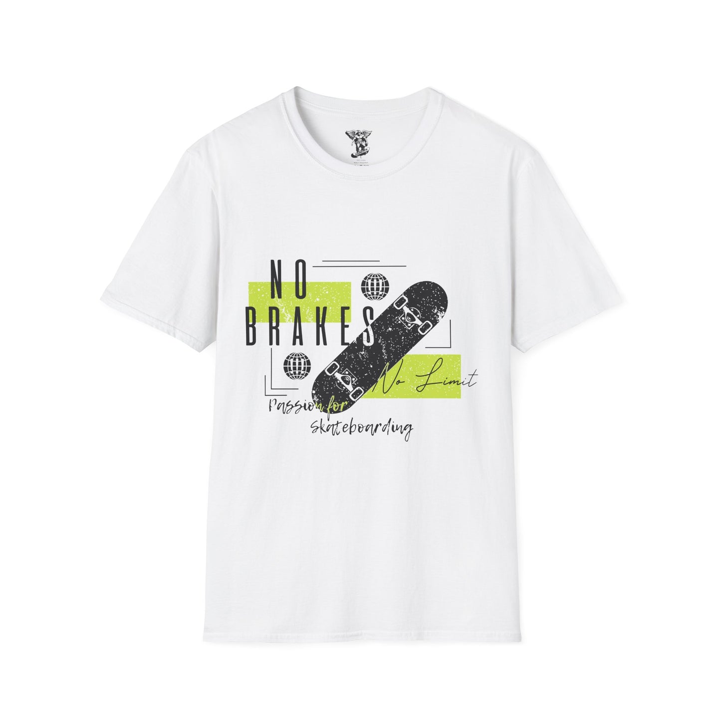 No Brakes Skateboarding T-Shirt
