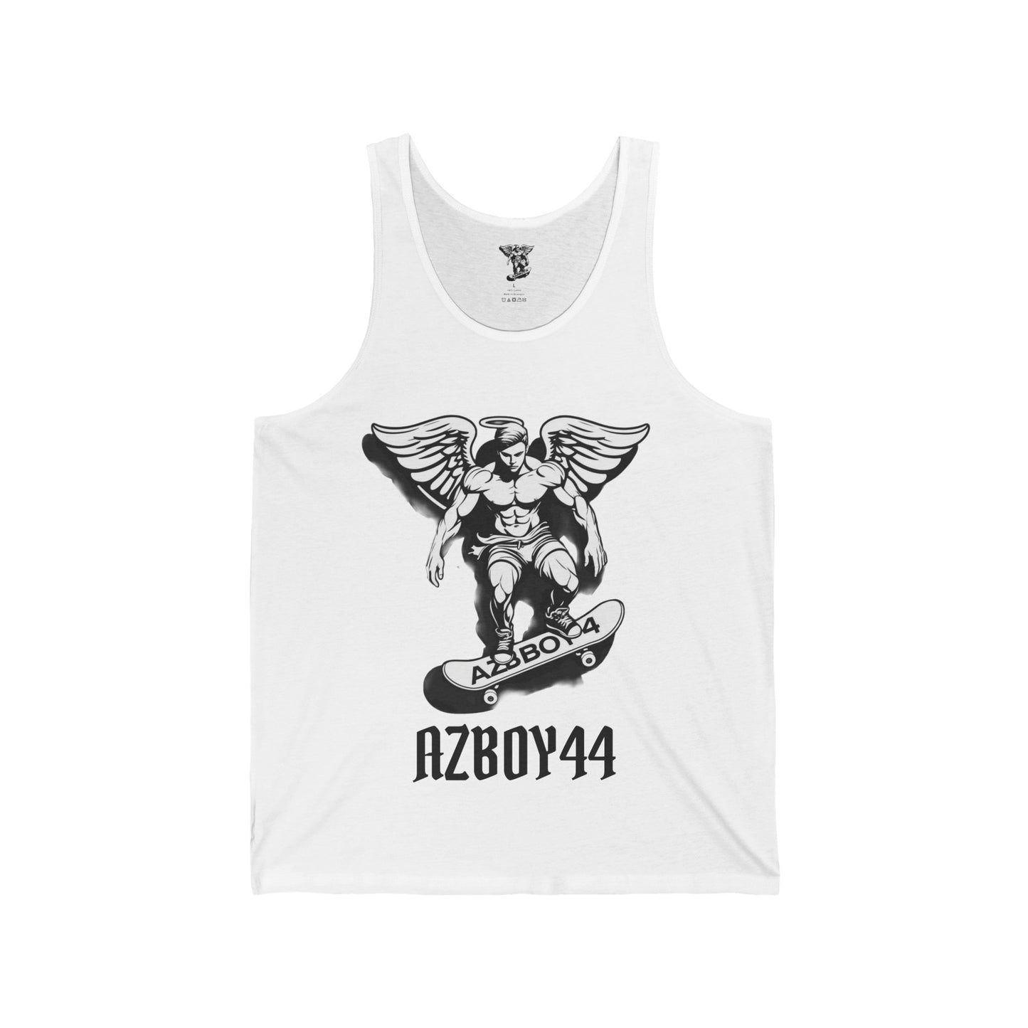 AZBOY44 Skateboarder Graphic Tank