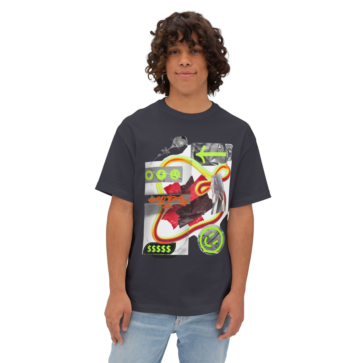 AZBOY Crazy ART Oversized Tee