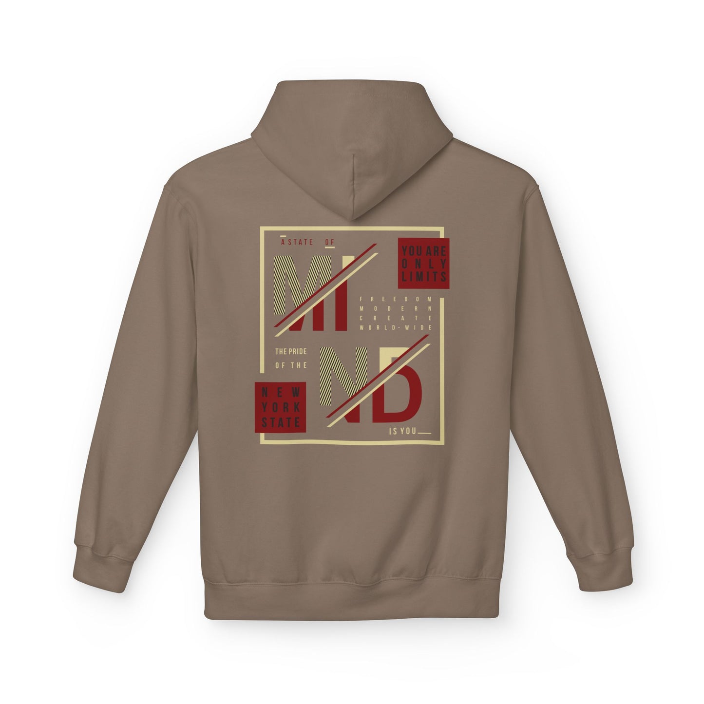 Mindset Motivational Streetwear Fleece Hoodie