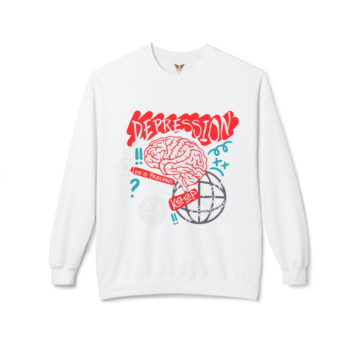 Depression Awareness Fleece Sweatshirt