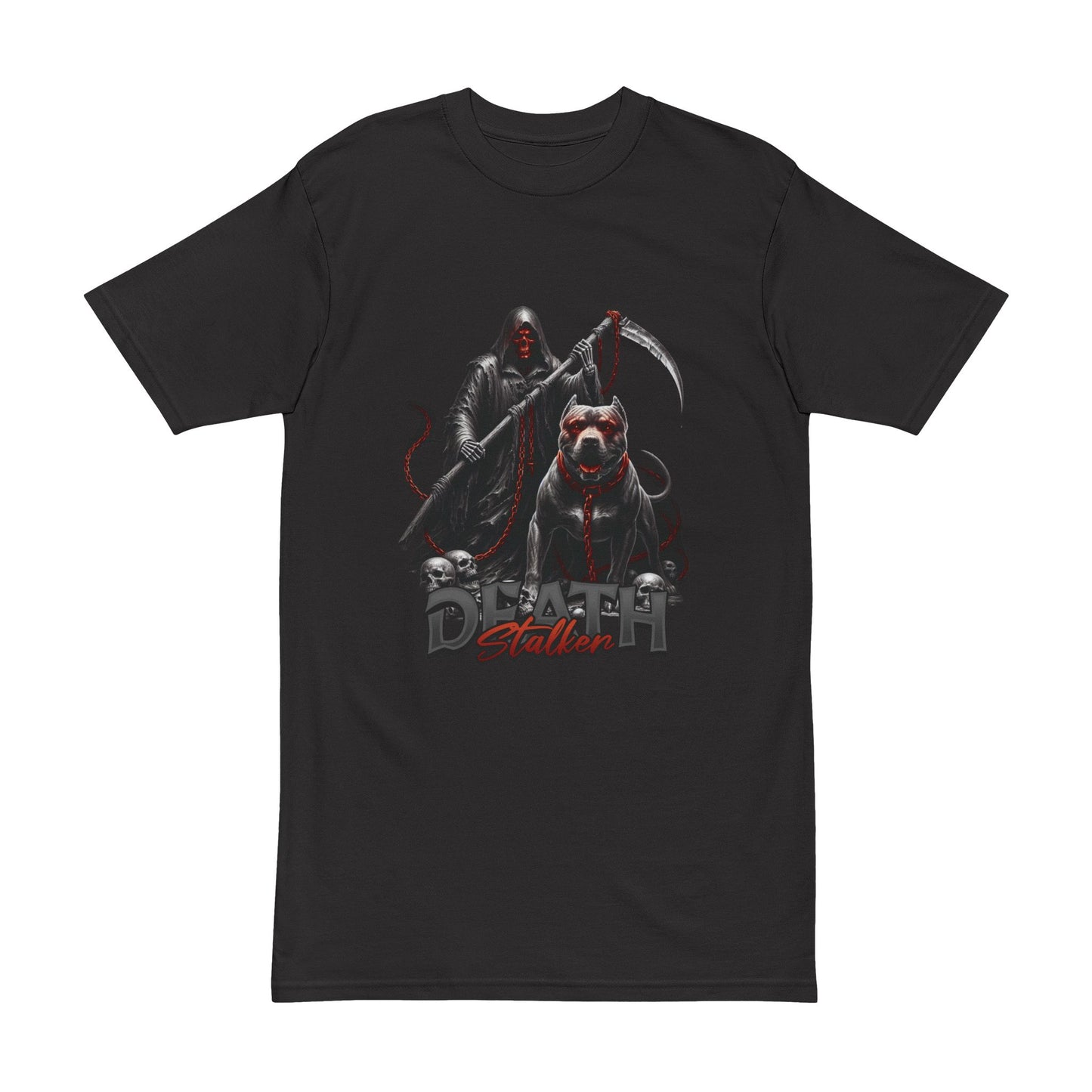 Graphic Heavyweight Tee - Death Rider Design, Halloween Shirt