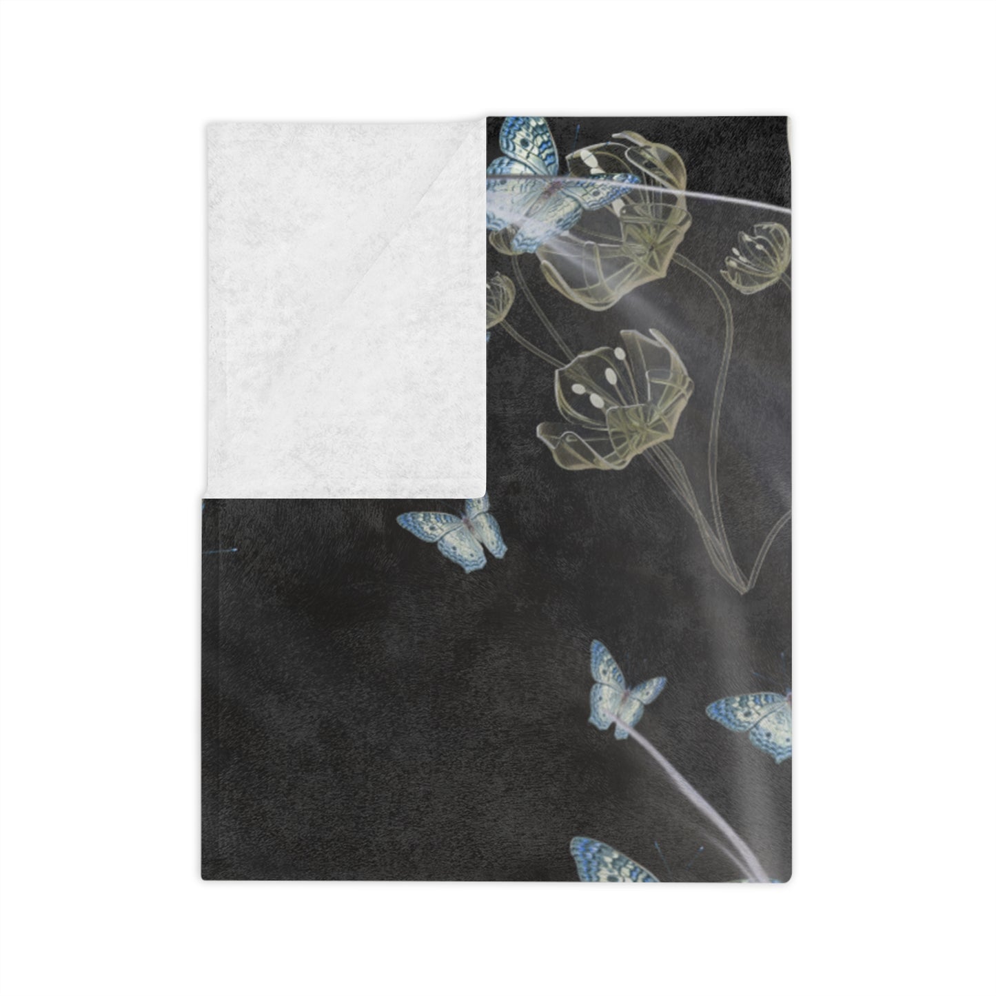 AZBOY44 Space butterfly (Velveteen Microfiber Blanket)