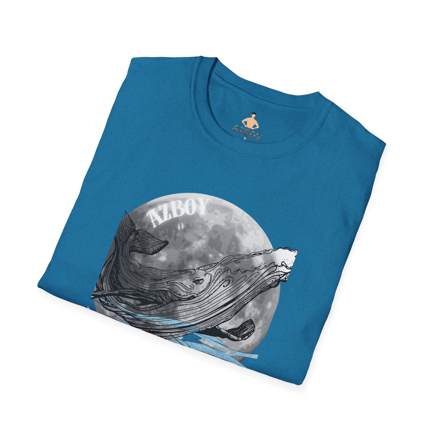 AZBOY whales moon ( Softstyle T-Shirt)