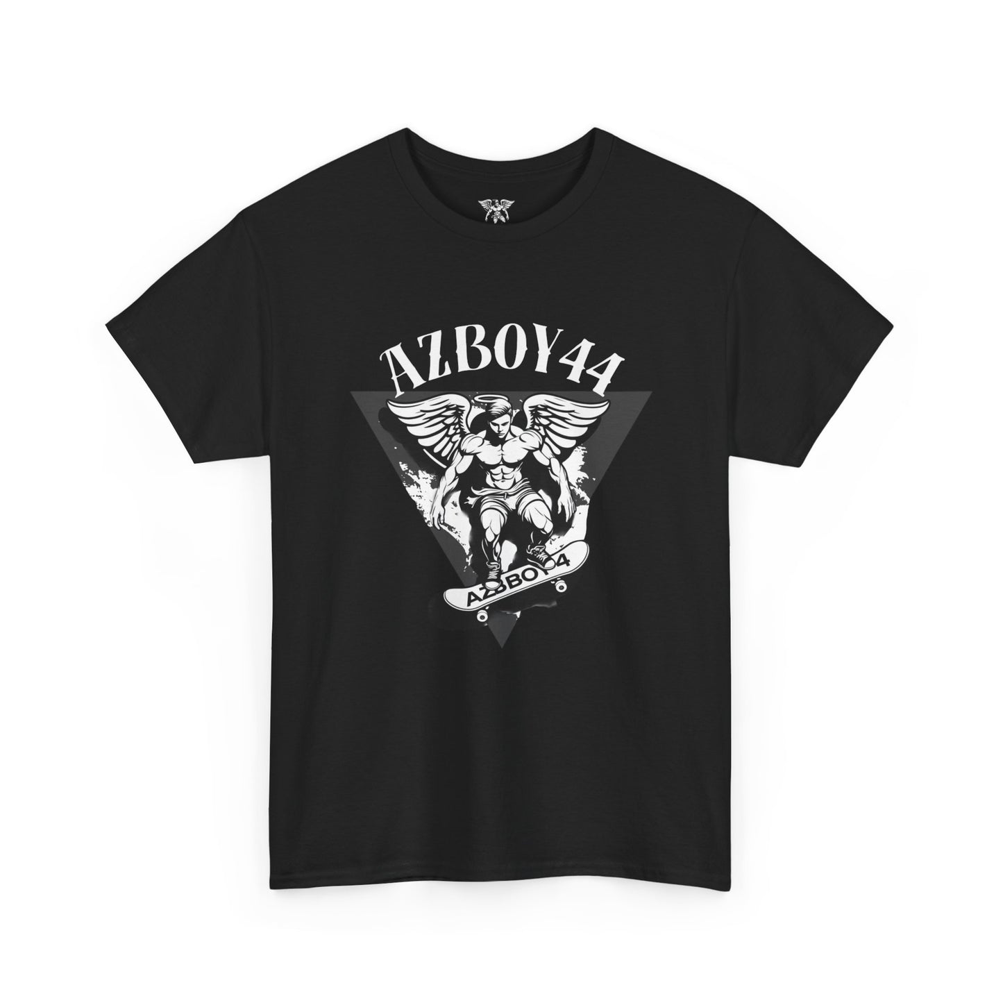 Angel Skateboard Graphic Tee — AZBOY44 Vintage Skate Shirt