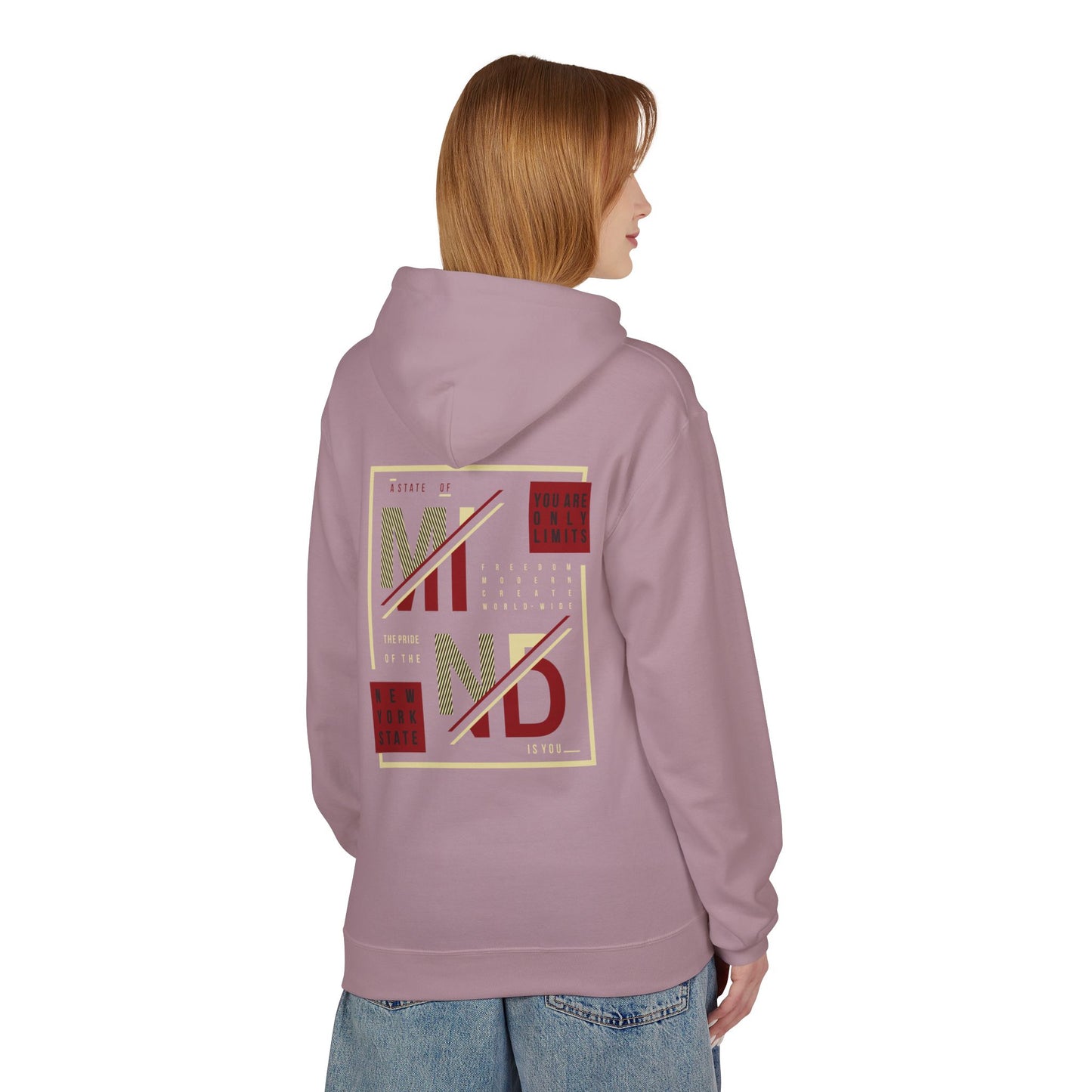 Mindset Motivational Streetwear Fleece Hoodie