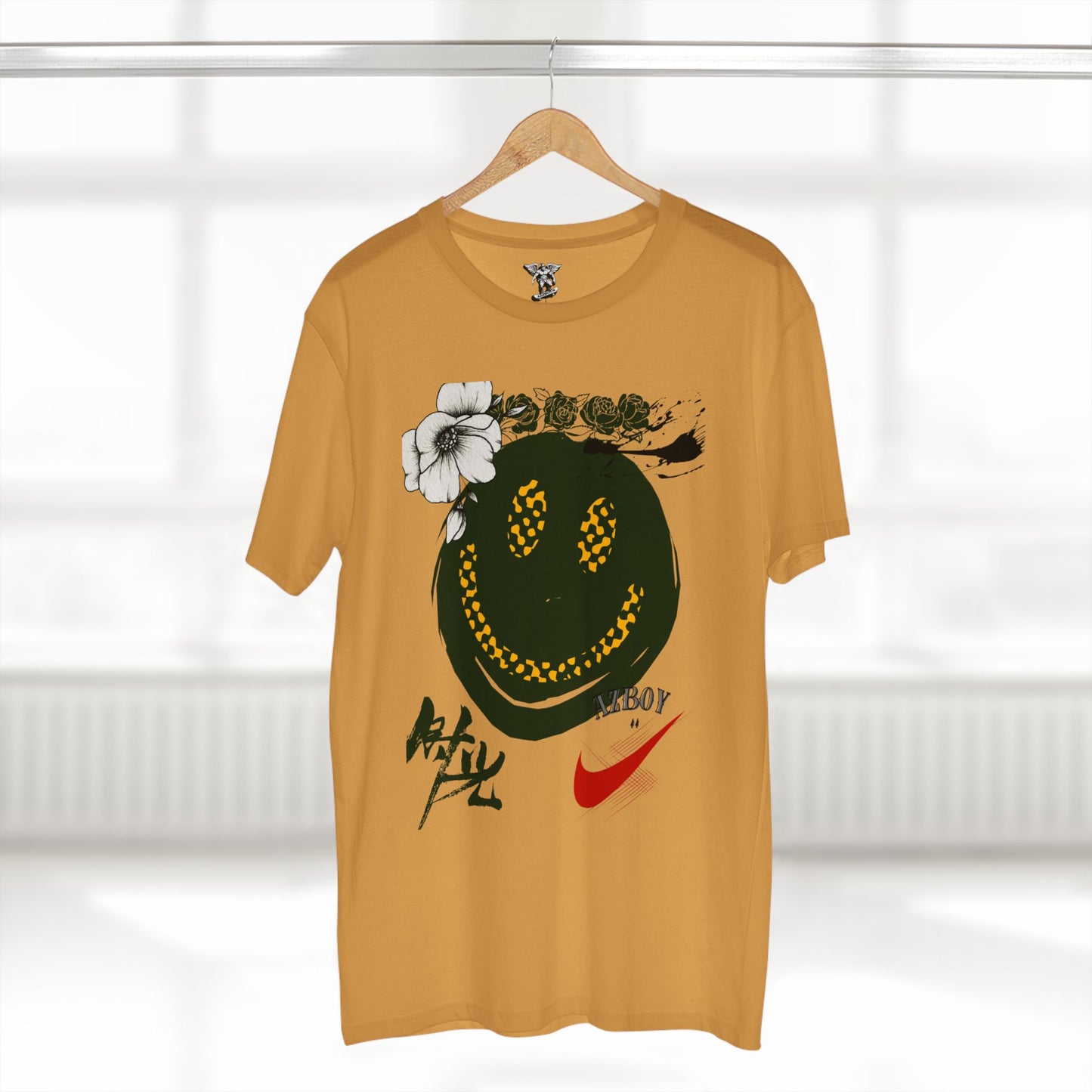 Smiley Graphic Adult Staple Tee — Trendy Streetwear Casual Shirt
