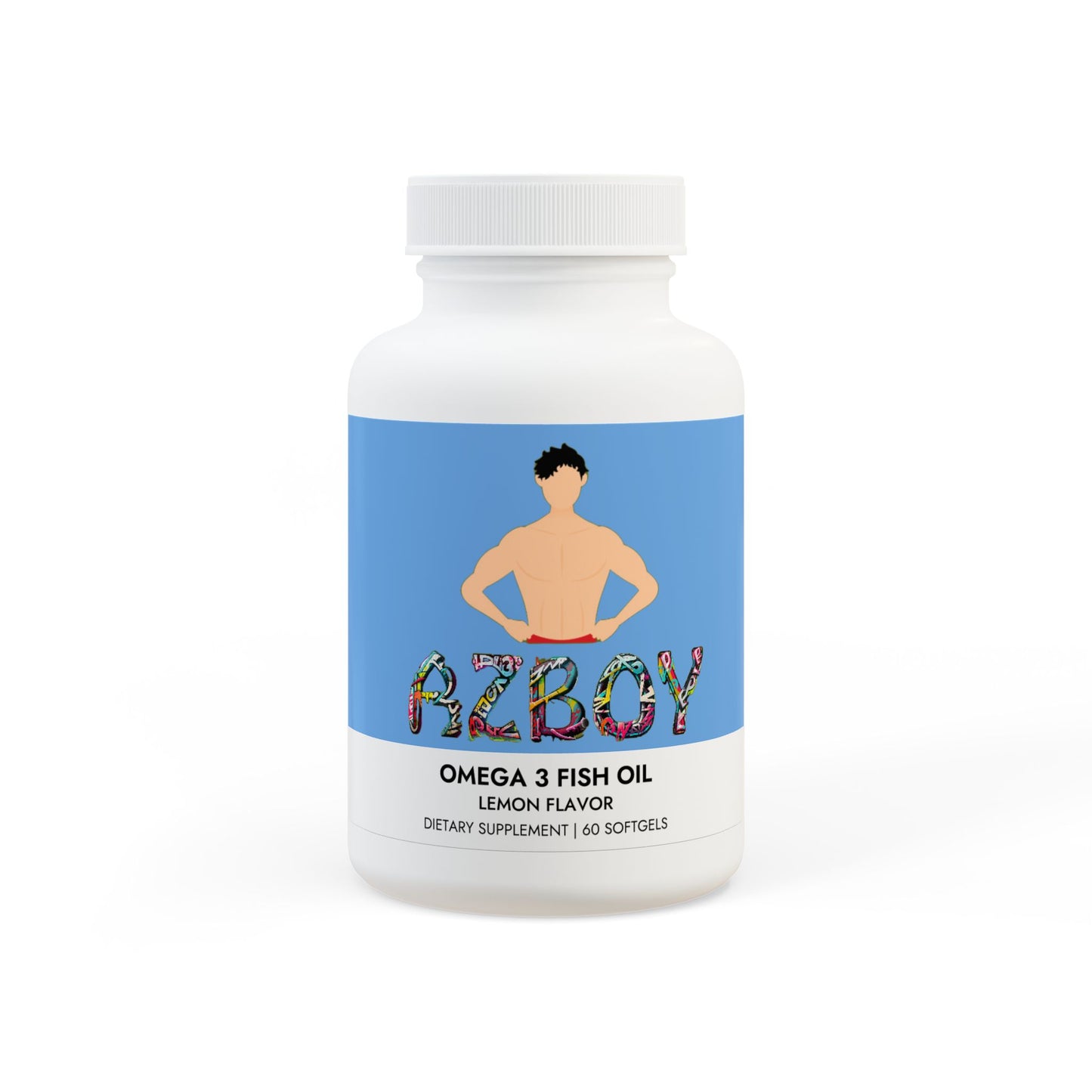 AZBOY44 (Omega 3 Fish Oil Supplement)(60 Softgels)