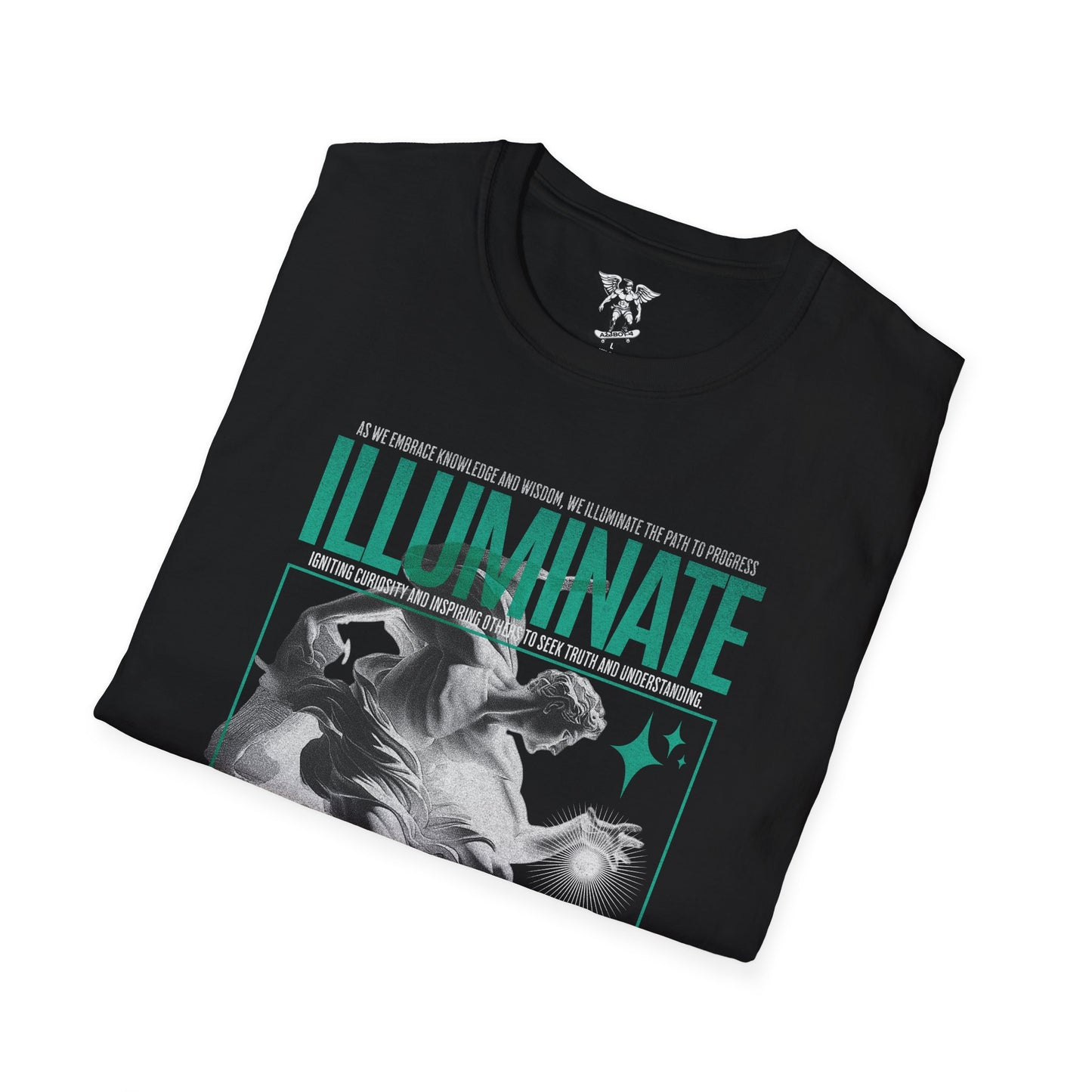 Illuminate Surfer Graphic T-Shirt — Coastal Surf & Skate Vibe
