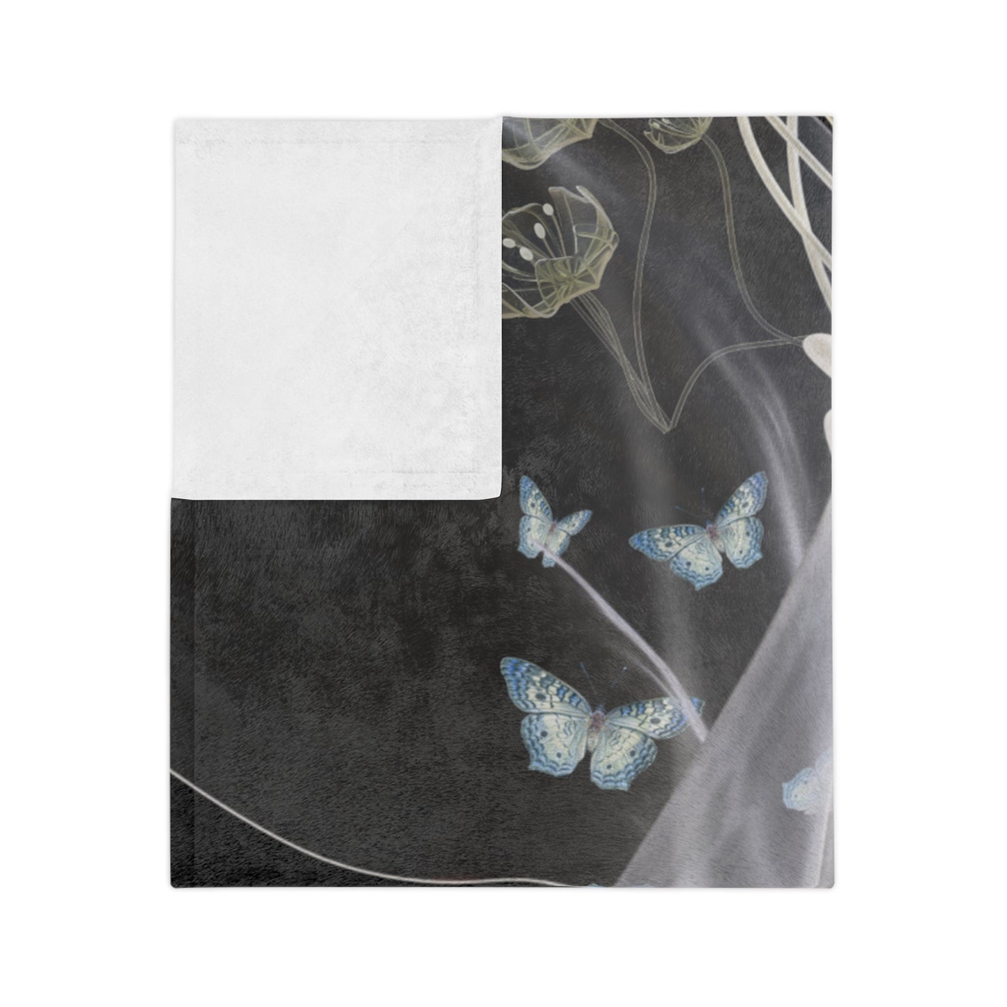 AZBOY44 Space butterfly (Velveteen Microfiber Blanket)