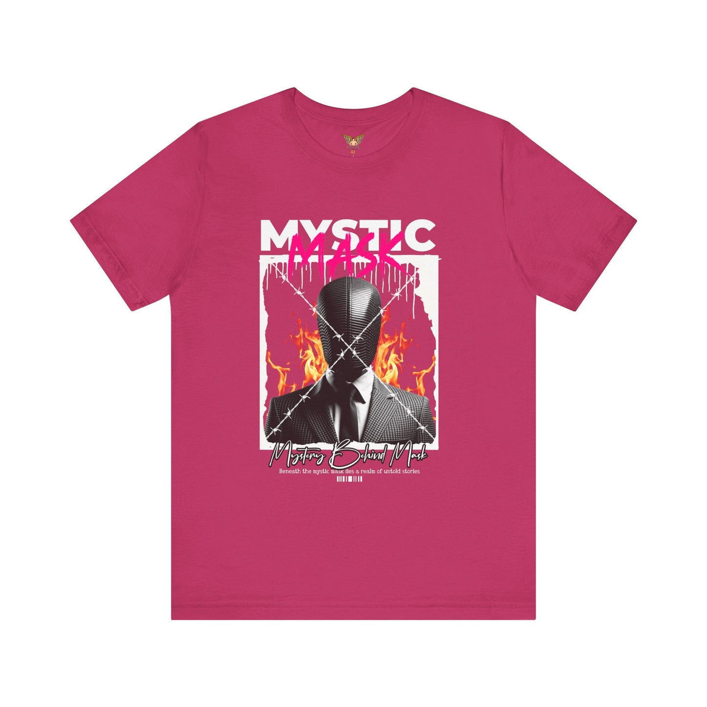 Unisex Graphic Tee with 'MASK' Design - Perfect for Halloween and Movie Nights