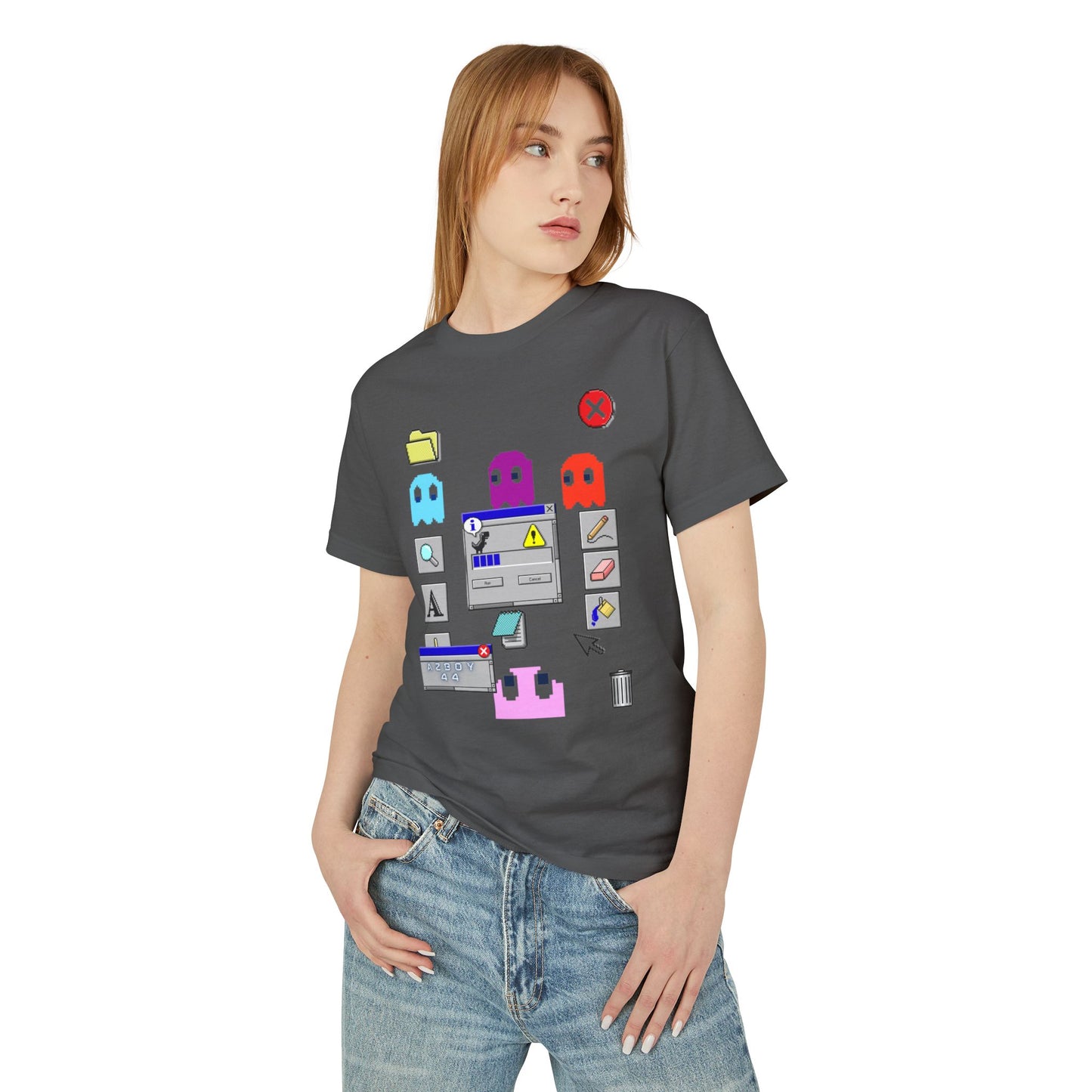 Retro Video Game Tee — Classic Gamer Heavyweight Cotton T-Shirt